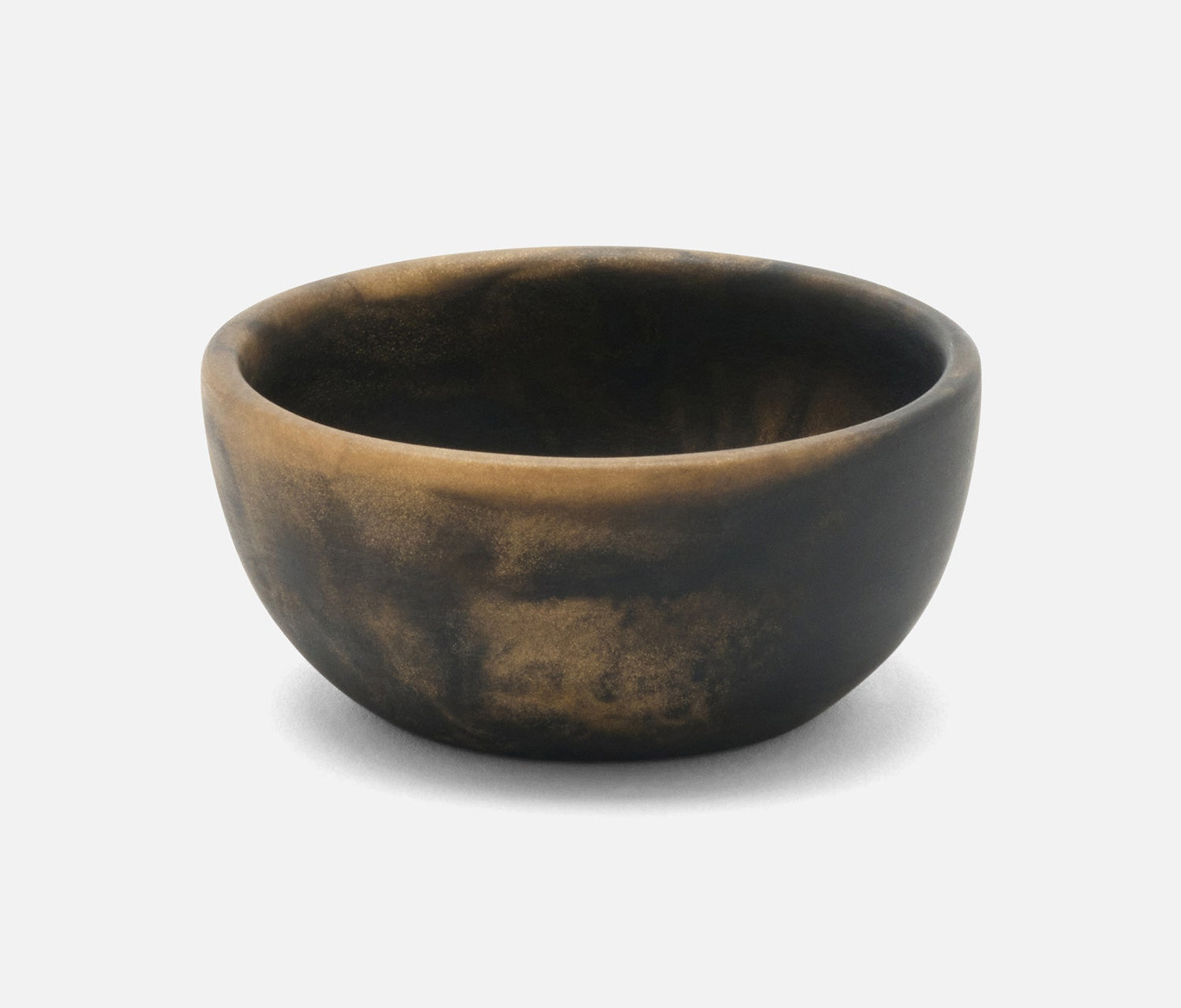 Hugo Black/Gold Swirled Chip And Dip Bowl