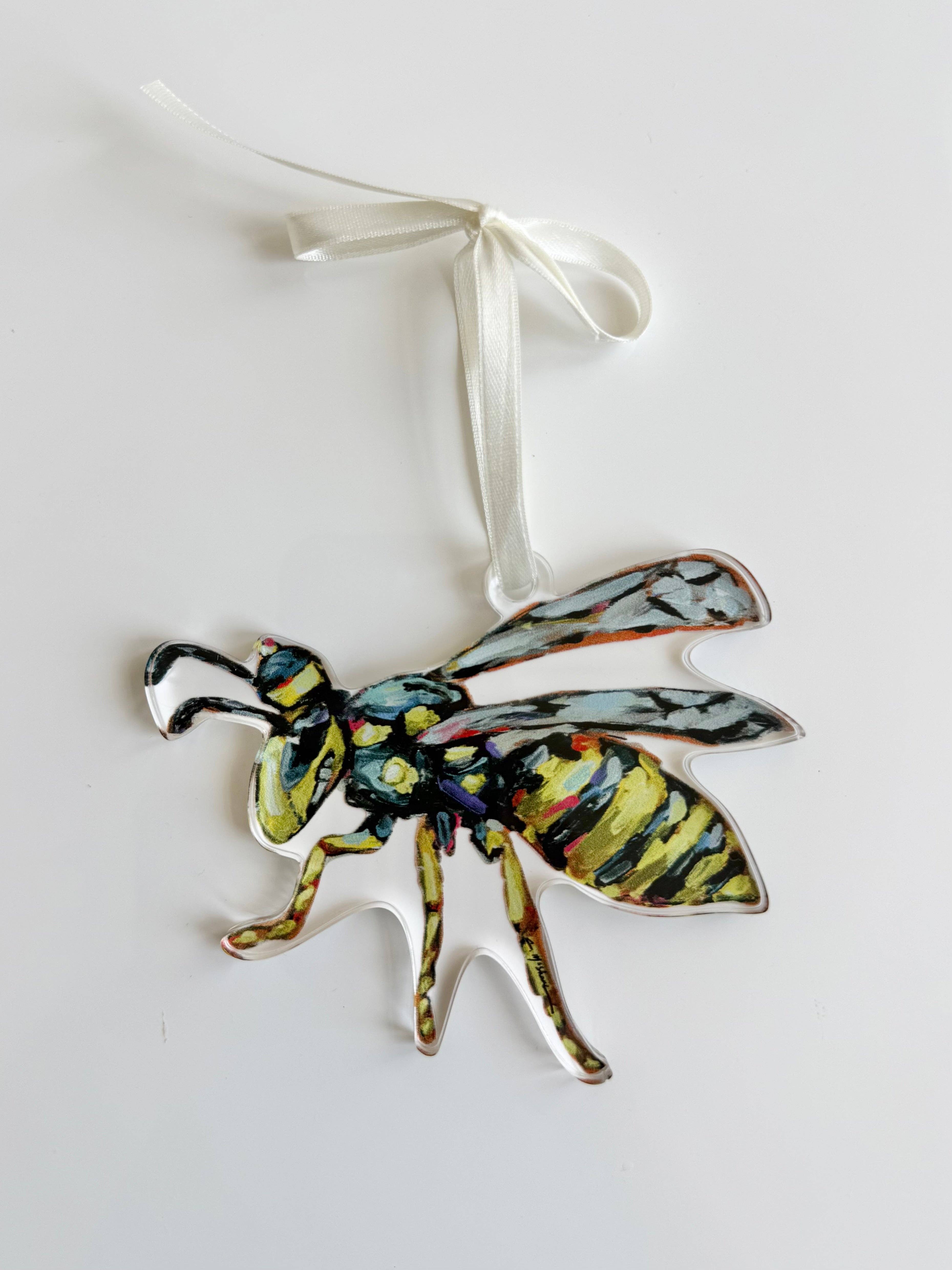 Yellow Jacket Georgia Tech Acrylic Ornament