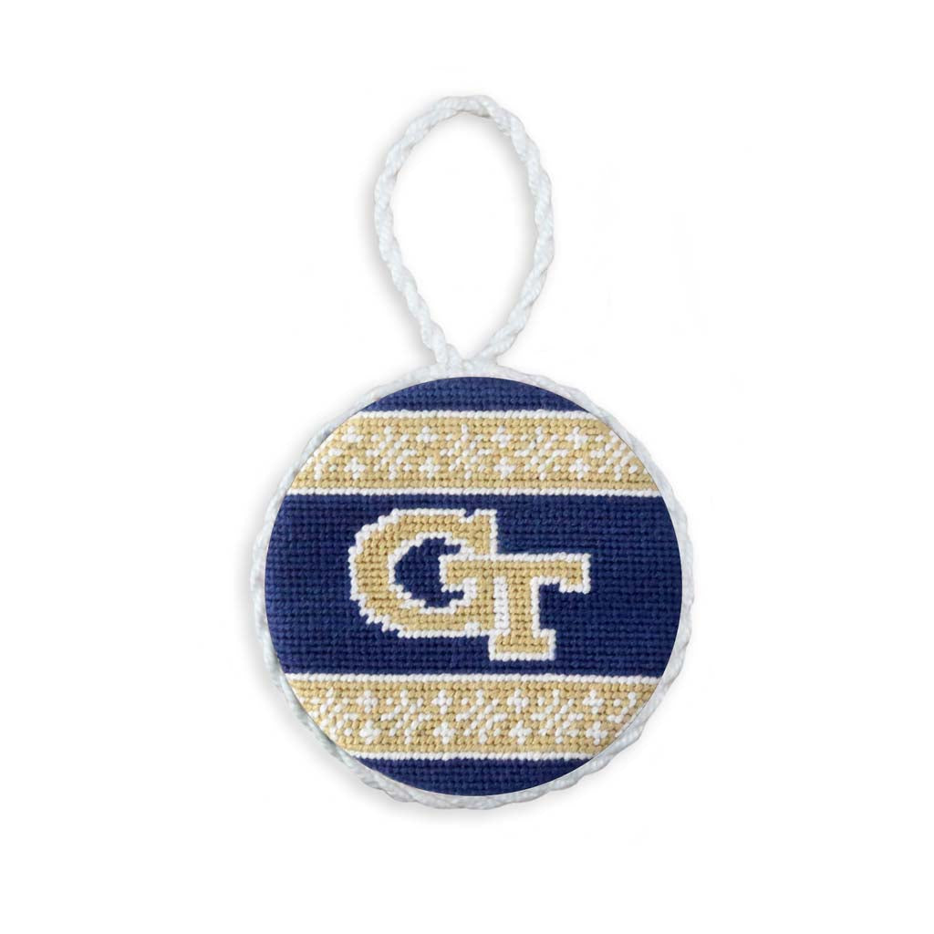 Georgia Tech Fairisle Ornament