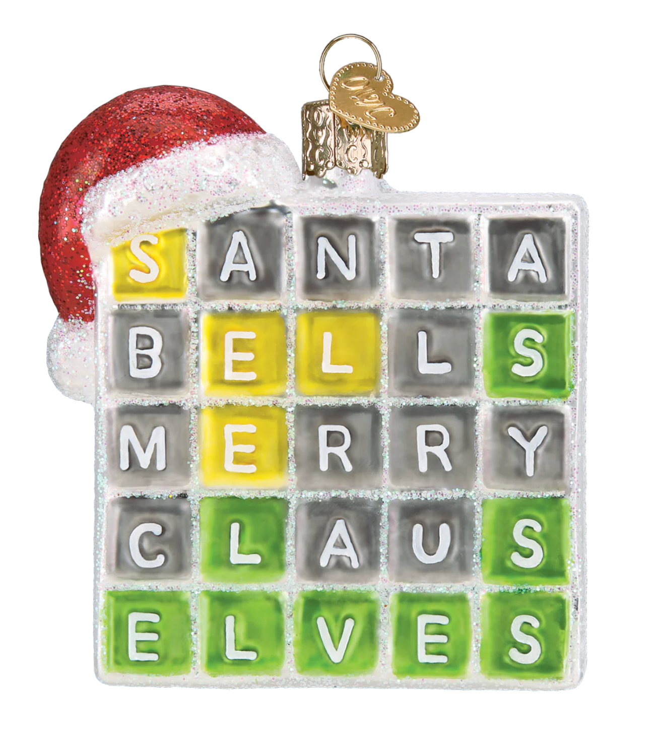 Merry Words Ornament