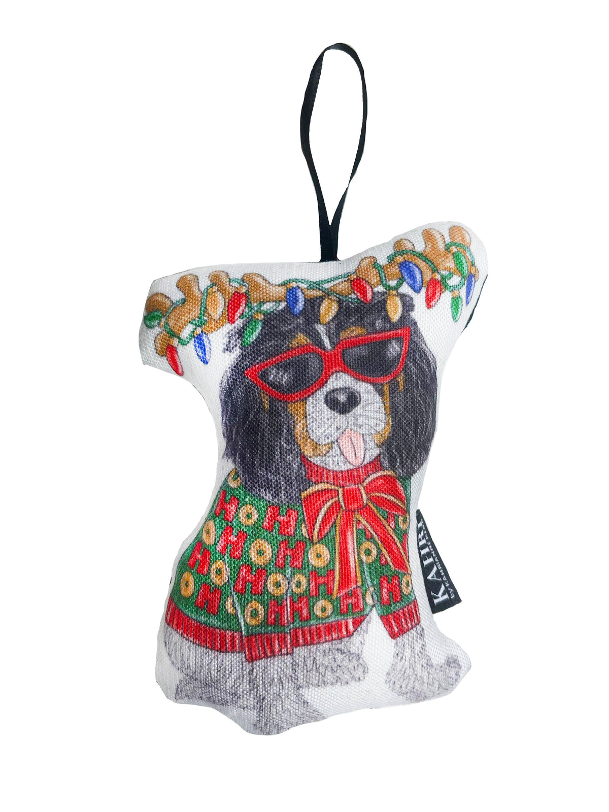 King Charles Cavalier Reindeer Ornament