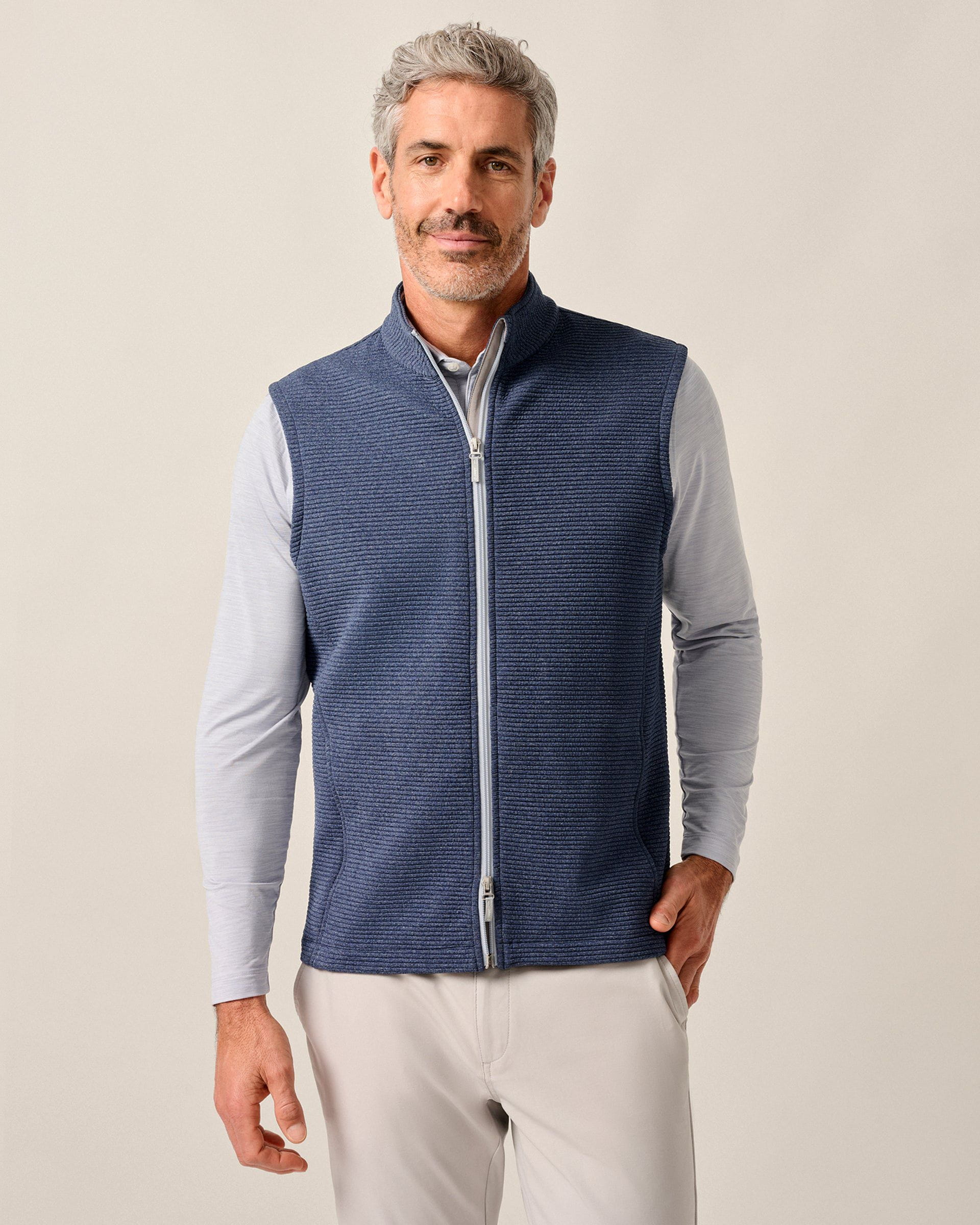 Reggie Ribbed Performance Vest
