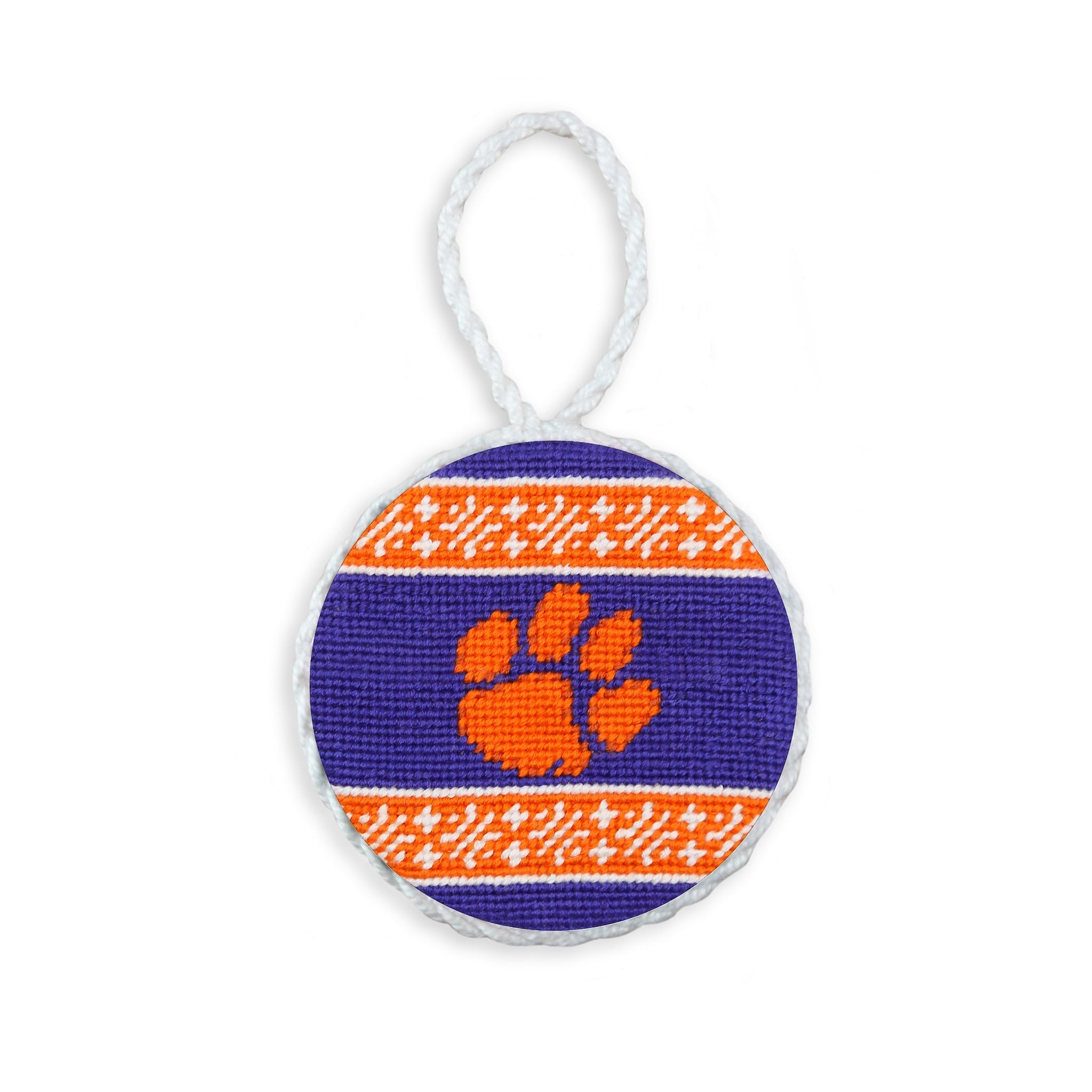 Clemson Fairisle Ornament