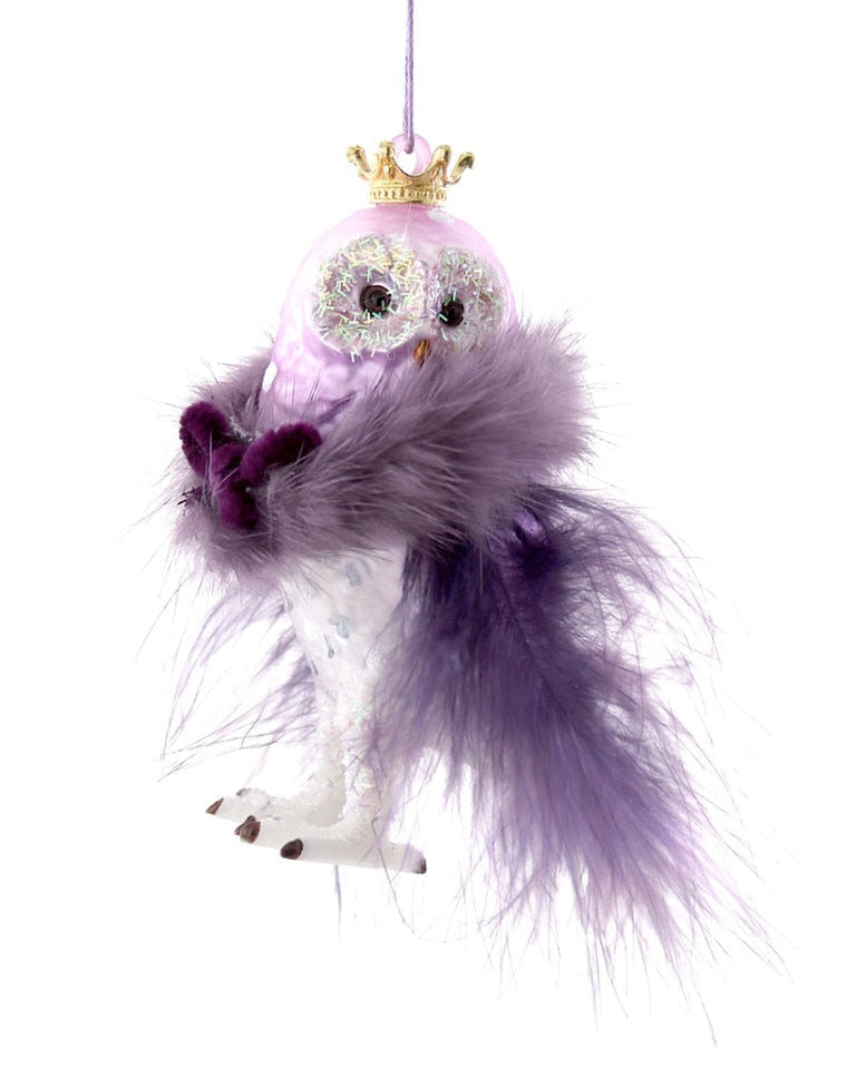 CROWNED OWL ORNAMENT