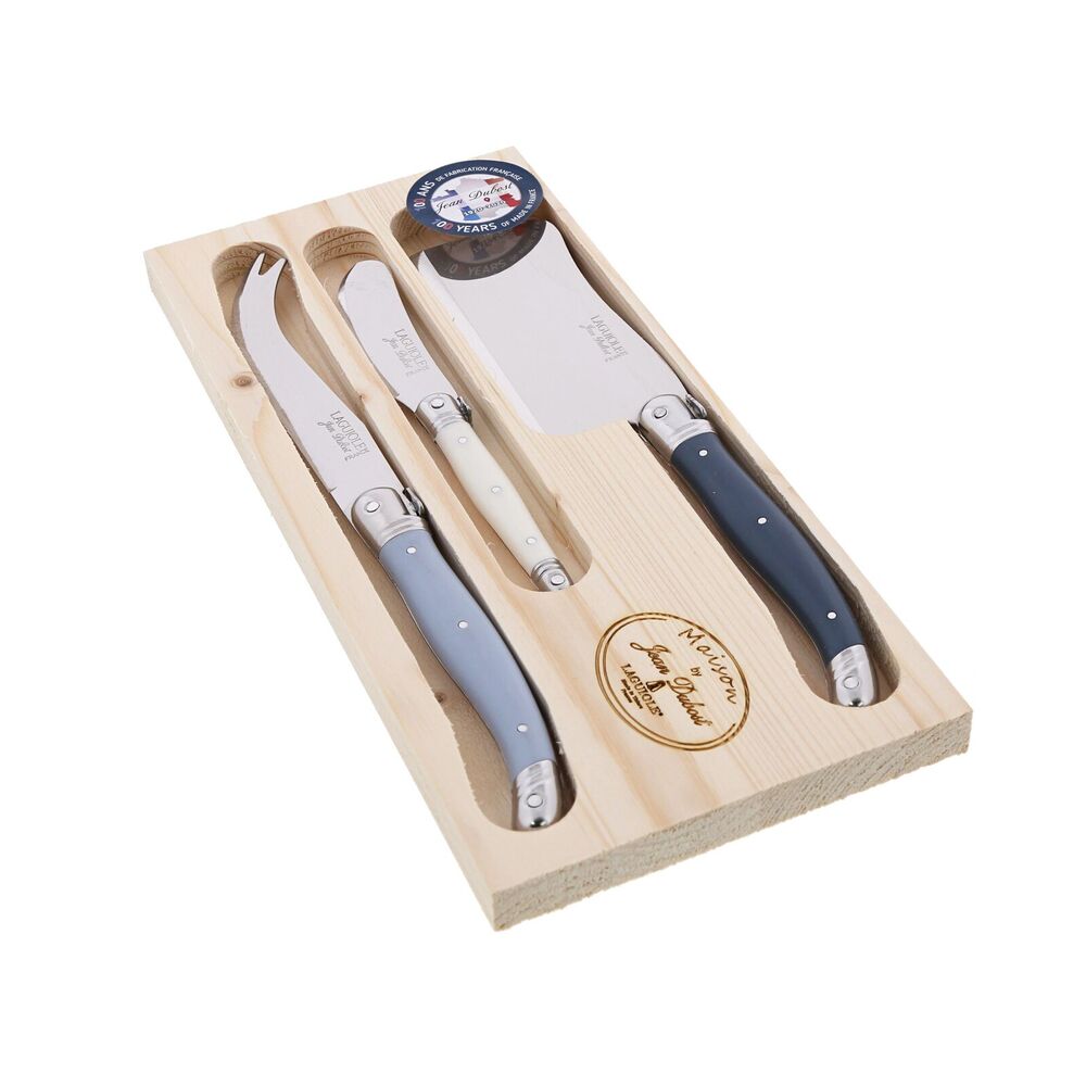 Jean Dubost 3pc Cheese Set Atelier Mix