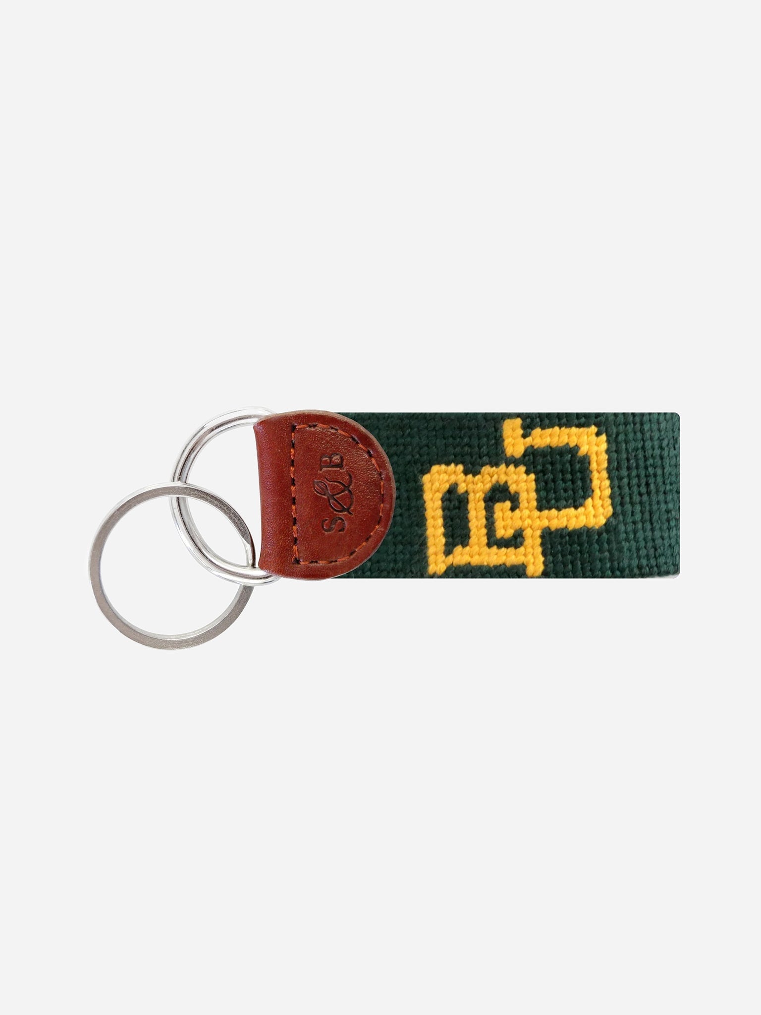 Baylor Needlepoint Key Fob