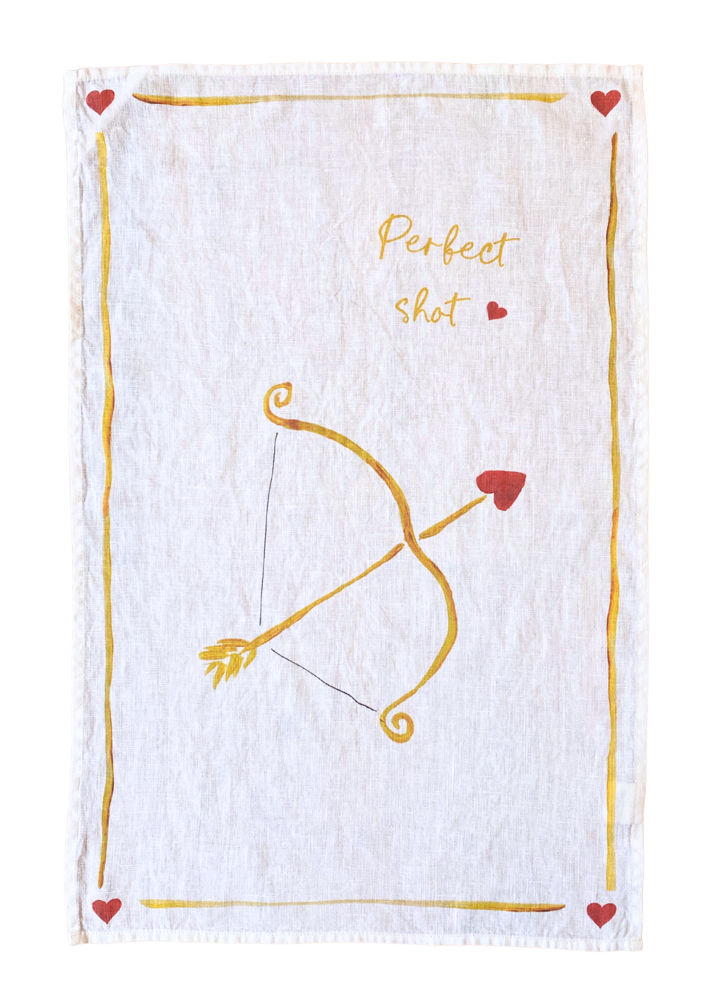 Perfect Shot - Linen Teatowel