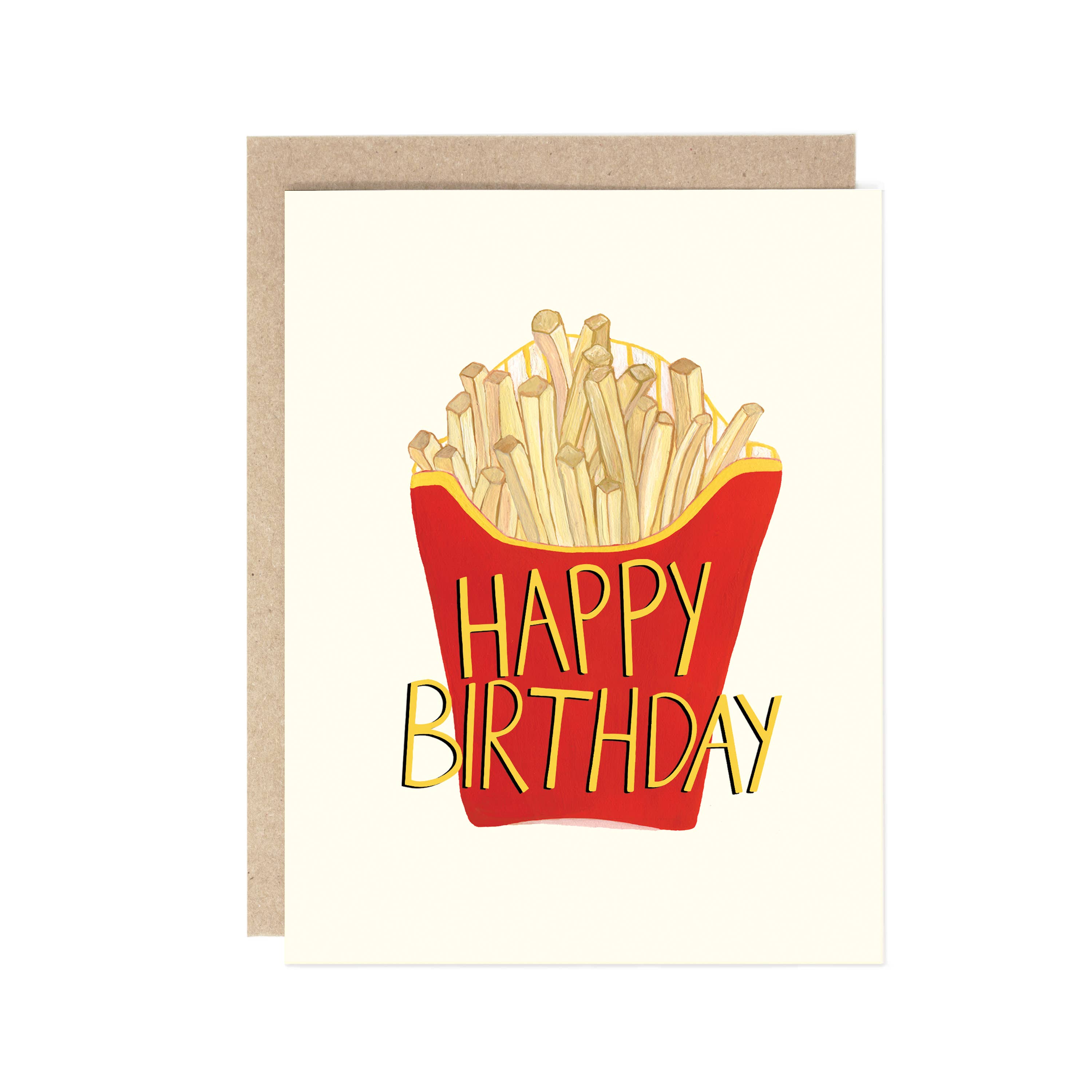 Birthday Fries Card