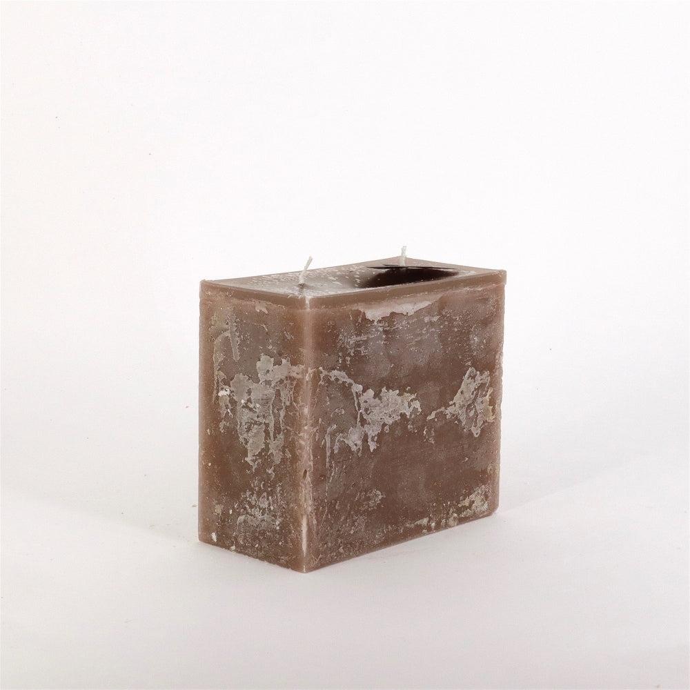 Opaque Rectangle Pillar Candle