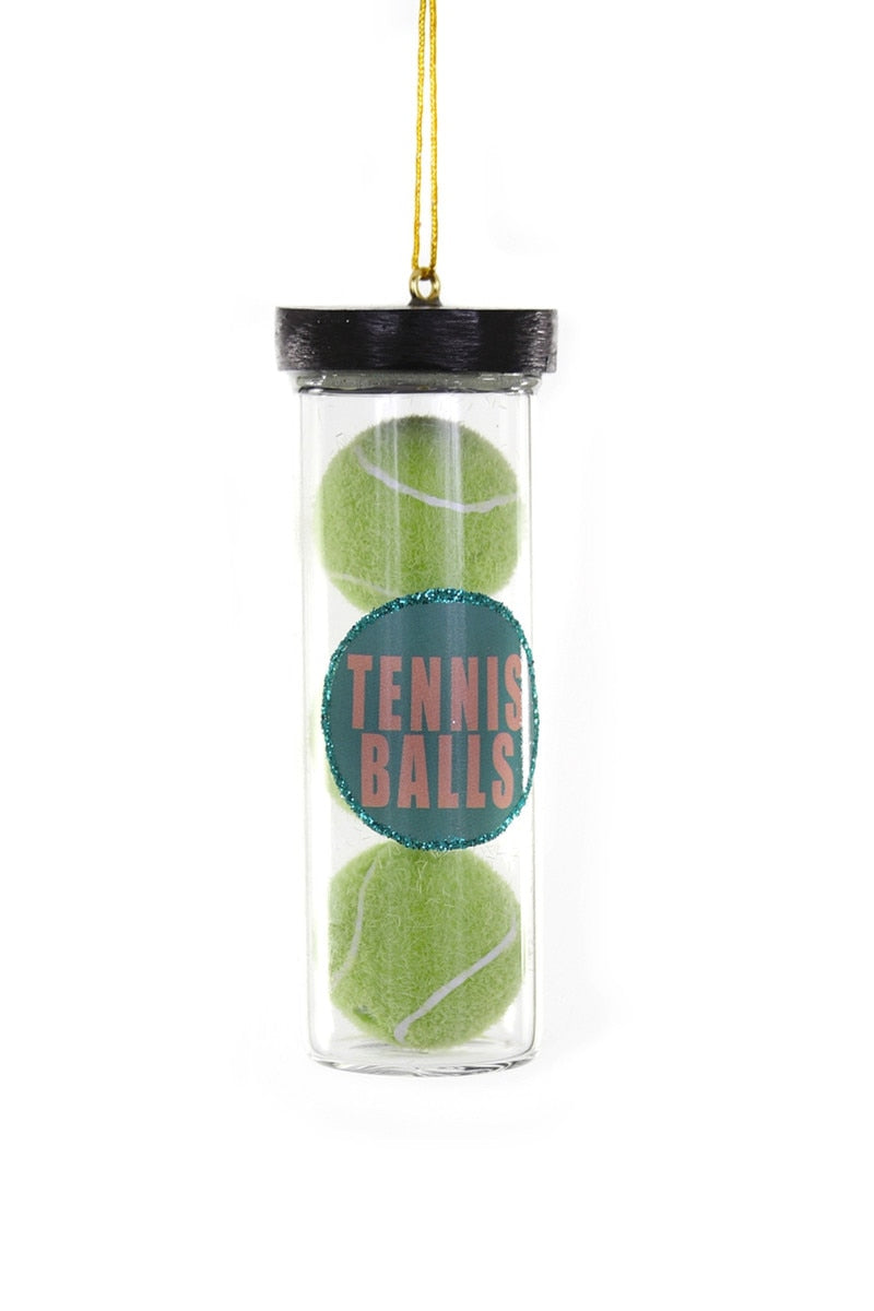 CANISTER OF TENNIS BALLS ORNAMENT