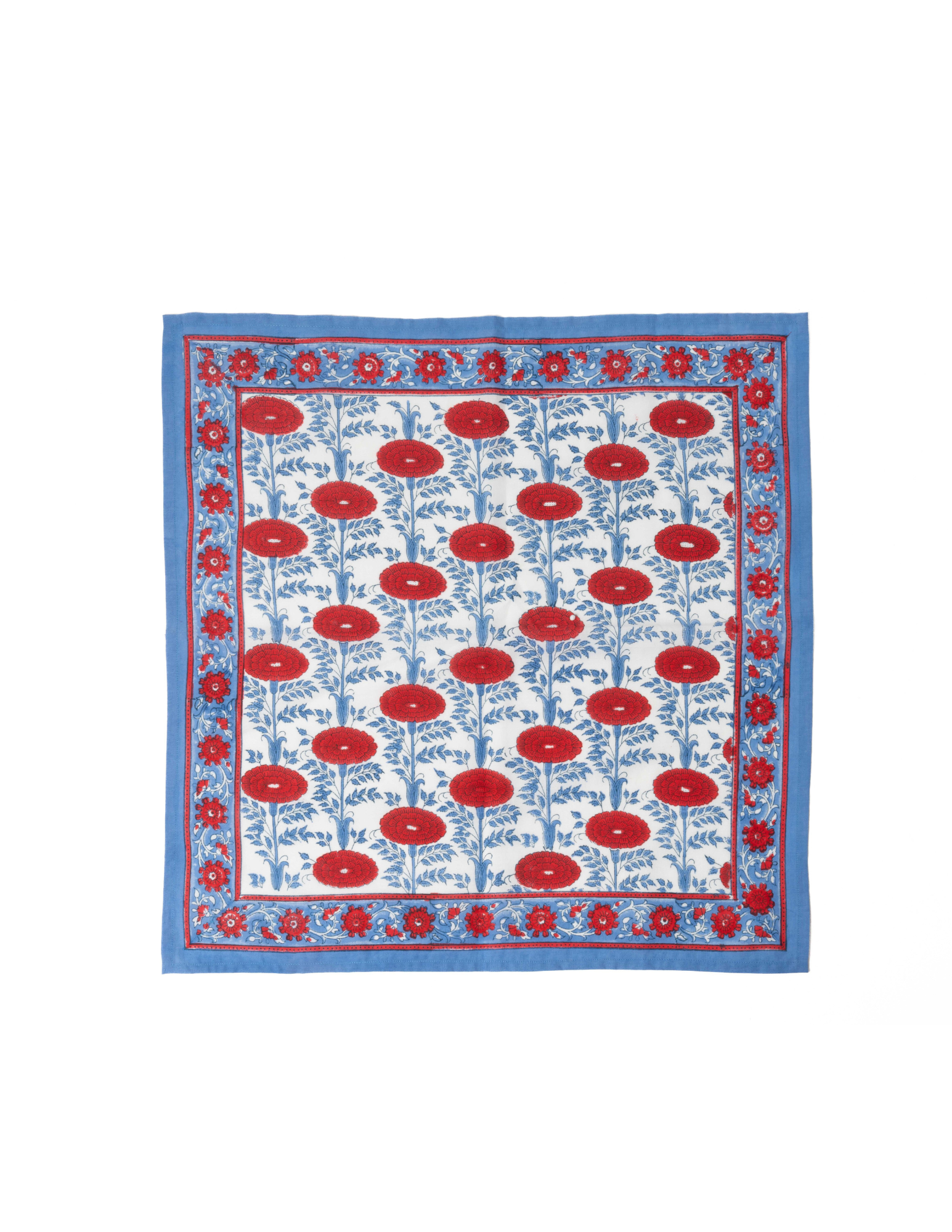 Set of 4 Araminta Blockprint Napkins