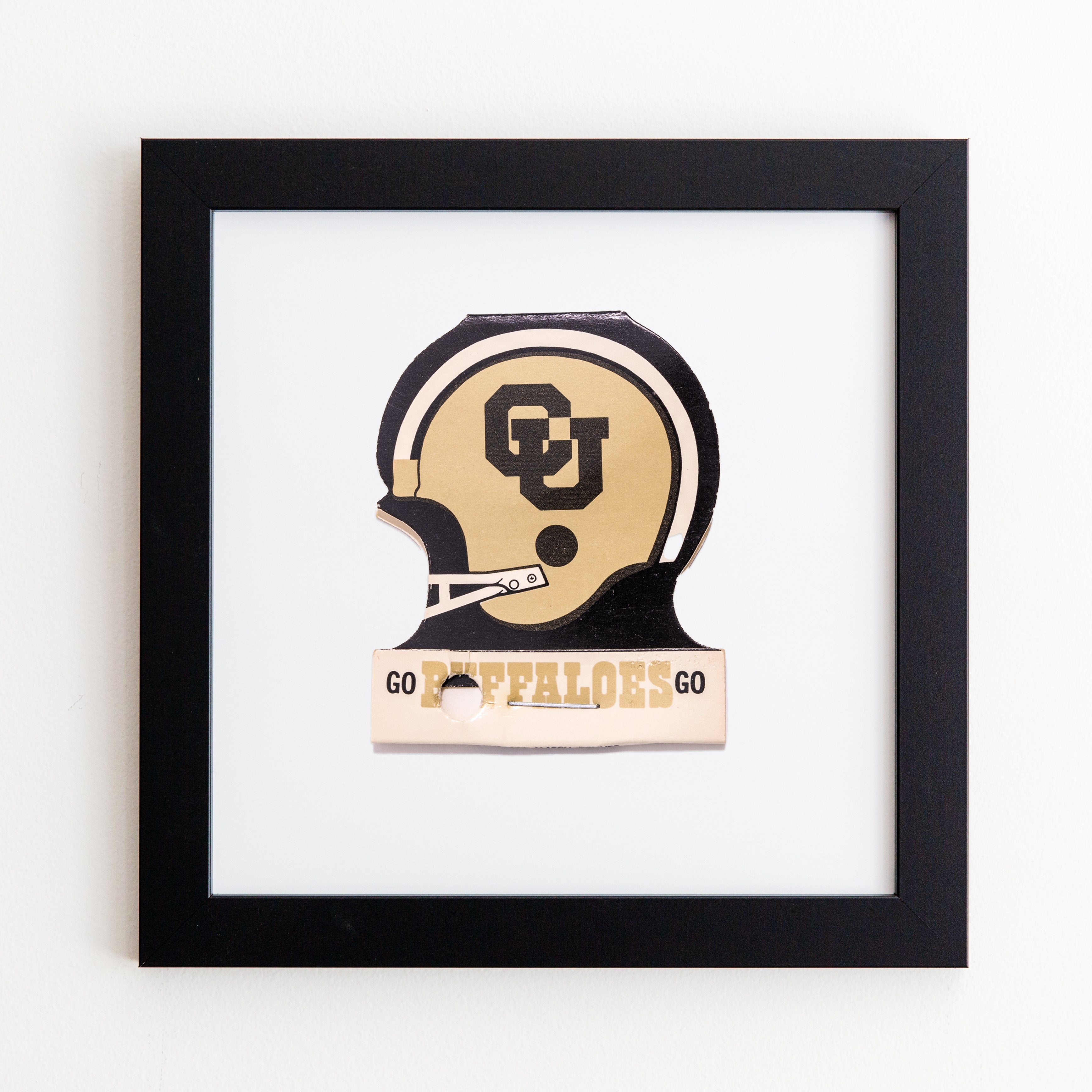 University of Colorado Matchbook Print - Black Frame
