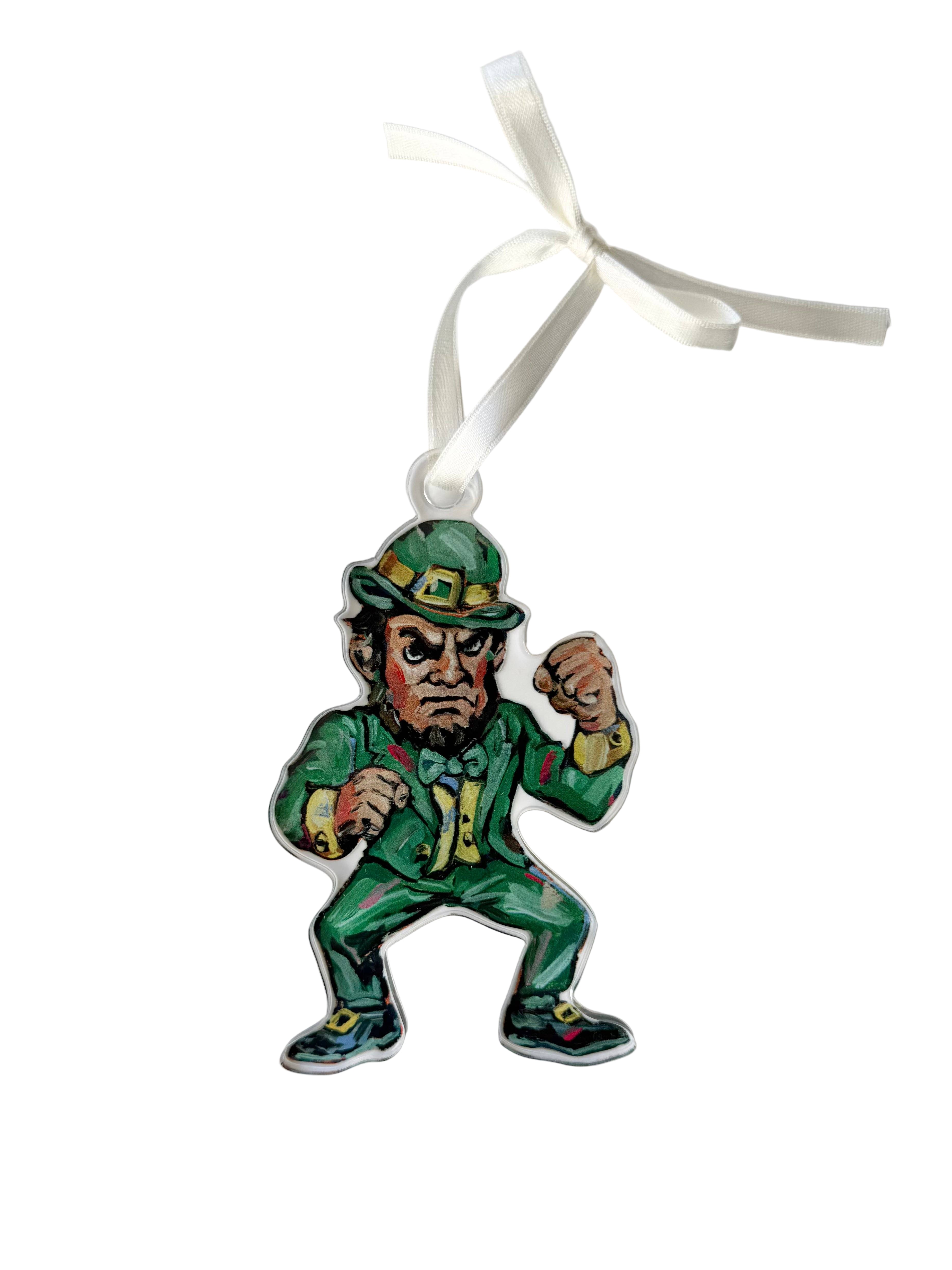 Leprechaun Notre Dame Ornament