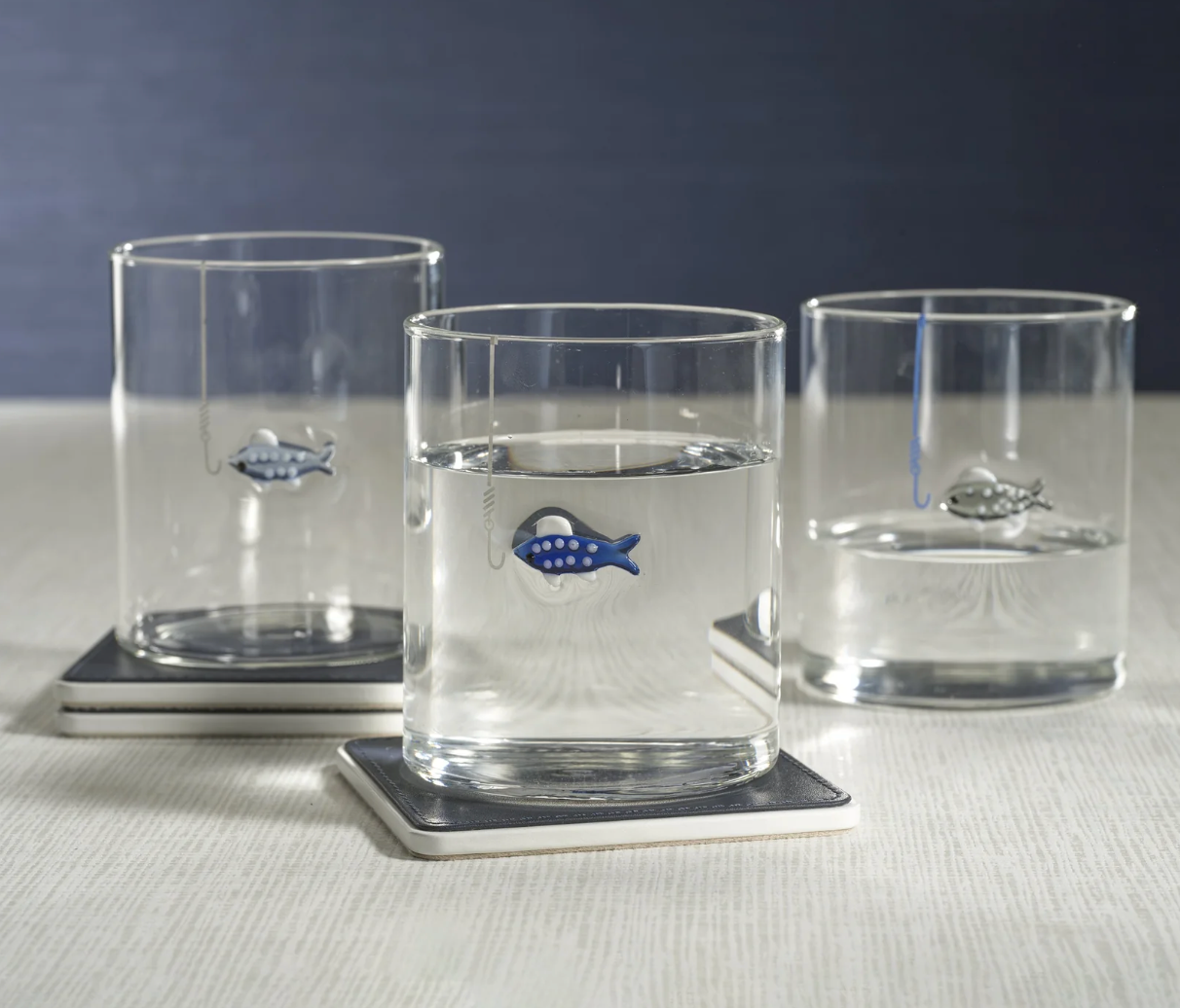 Tidal sip glass tumbler