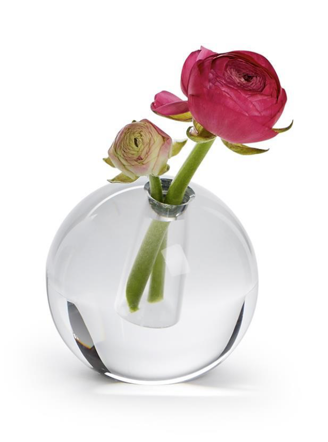 Perfect Circles Crystal Vase Small