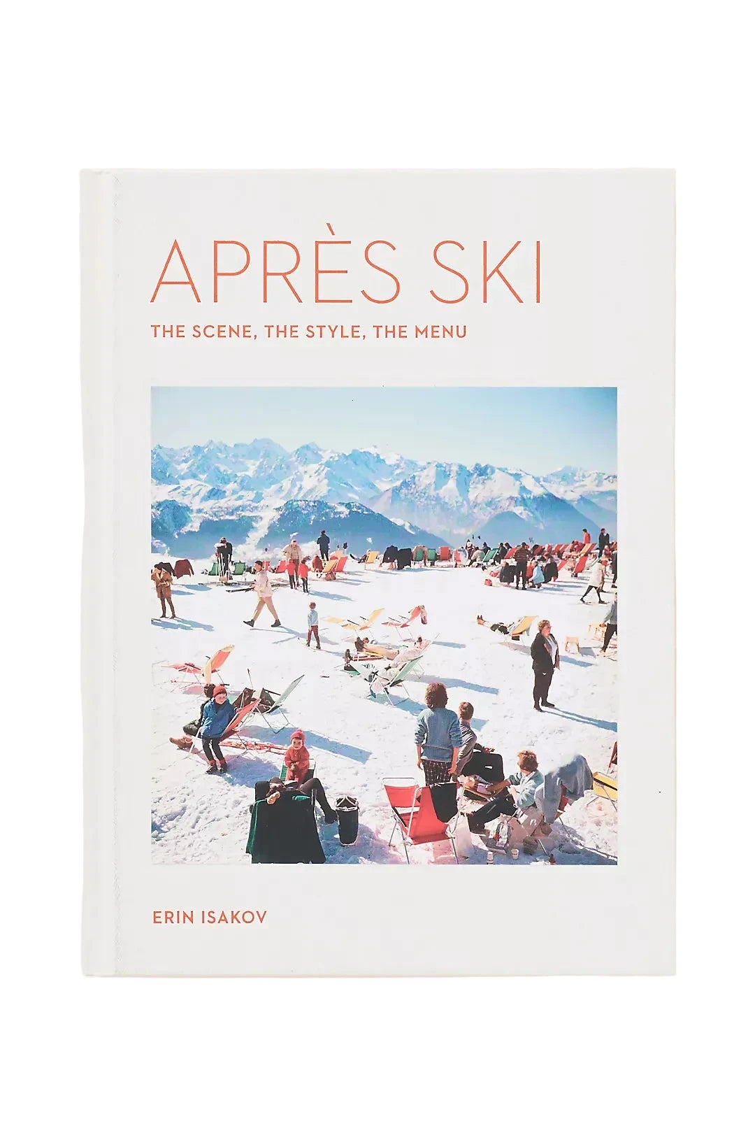 Book cover of 'Après Ski' with a snowy mountain scene and people enjoying the slopes.
