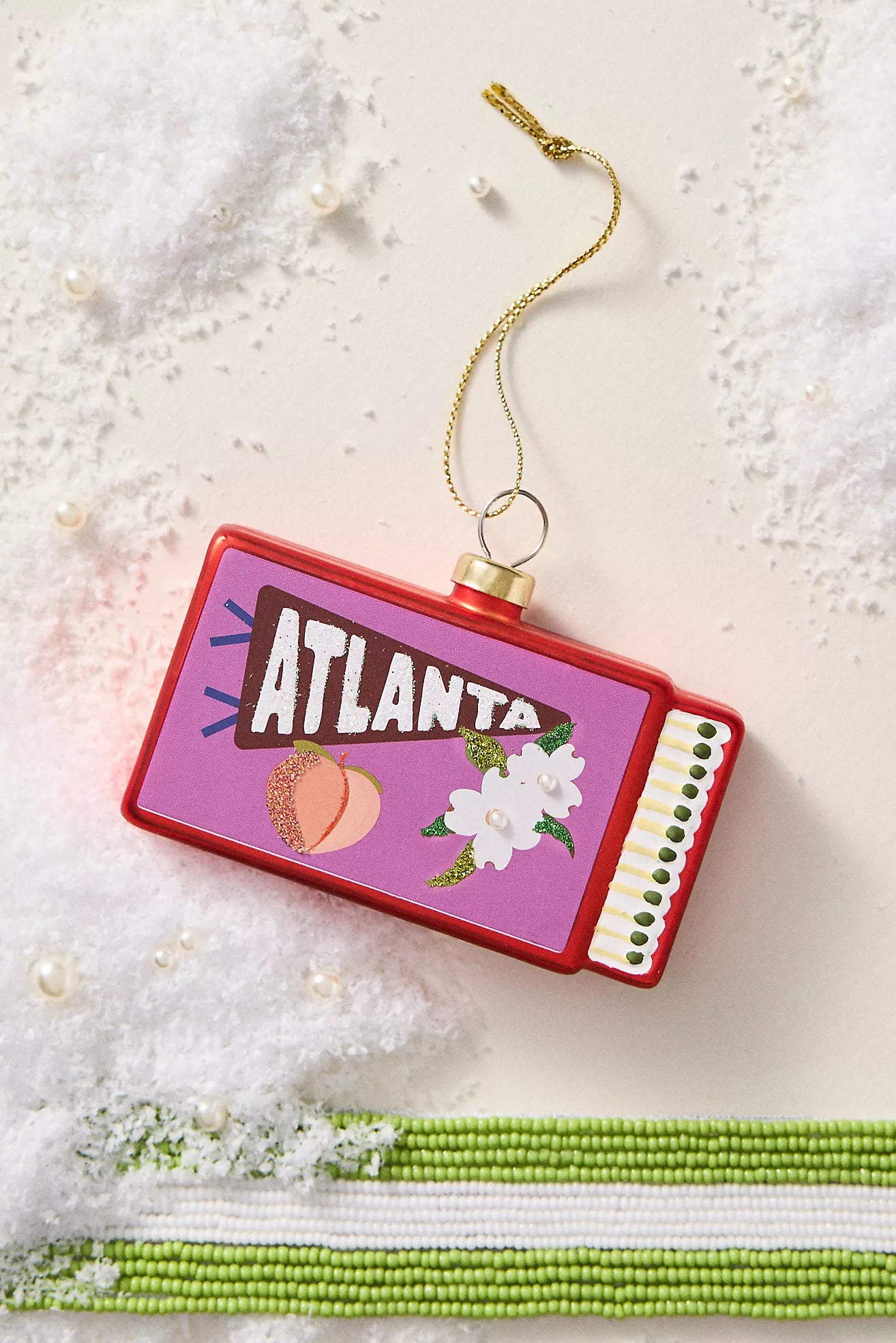 Matchbook Ornament - Atlanta