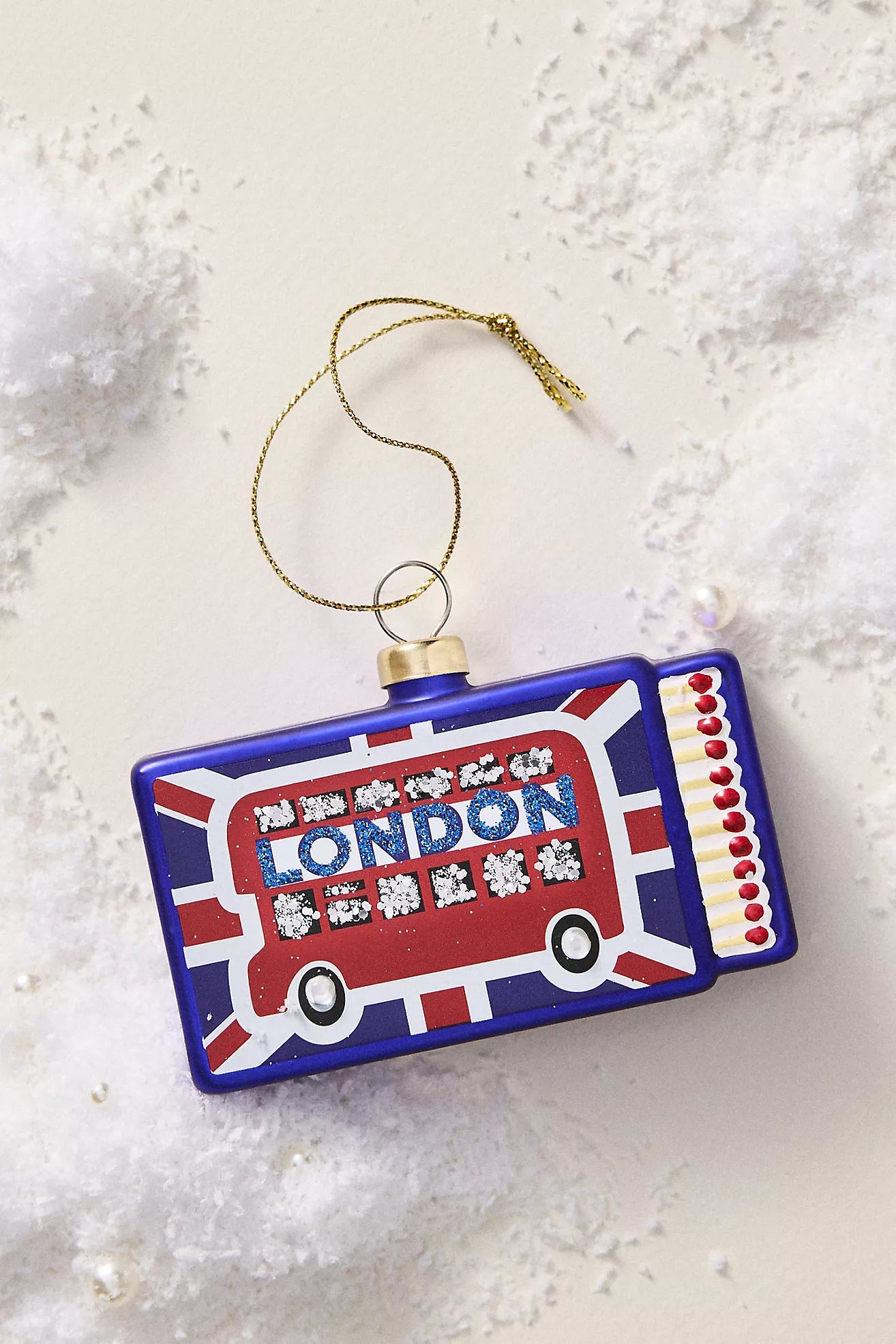 Matchbook Ornament - London