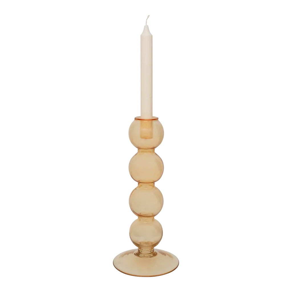 Pollini Candle Holder - Almond Buff