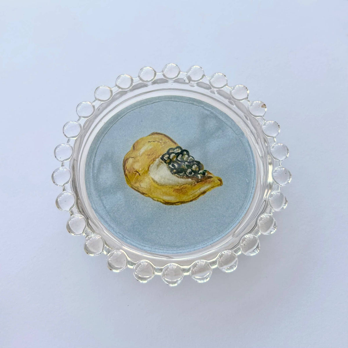 Caviar & Potato Chip Trinket Dish - Cream