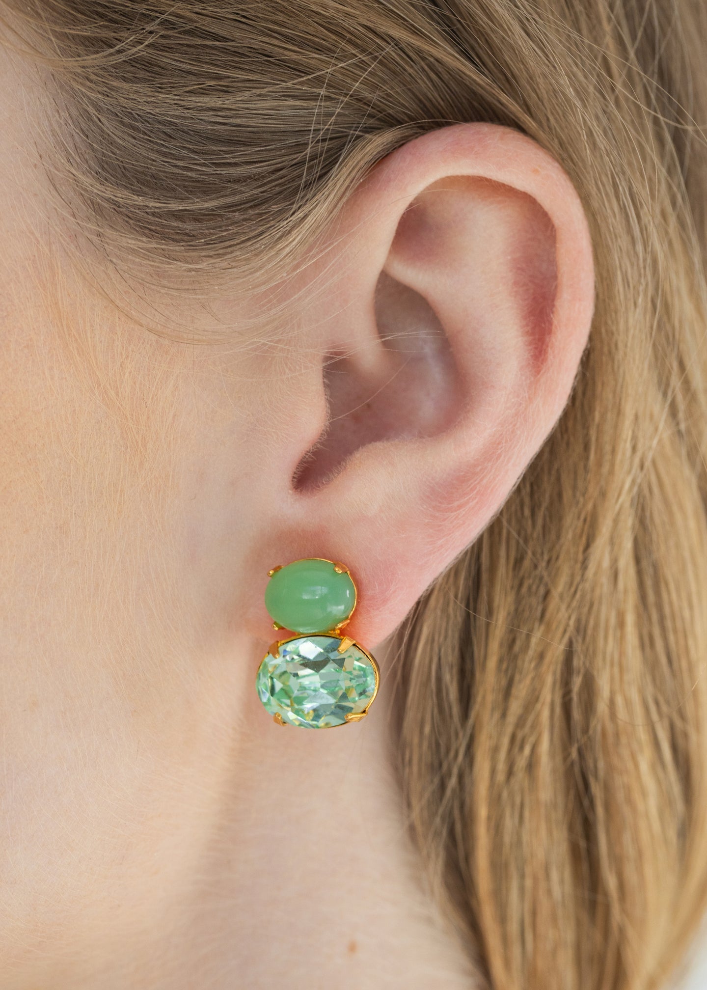 Yvette Earring - Chalcedony