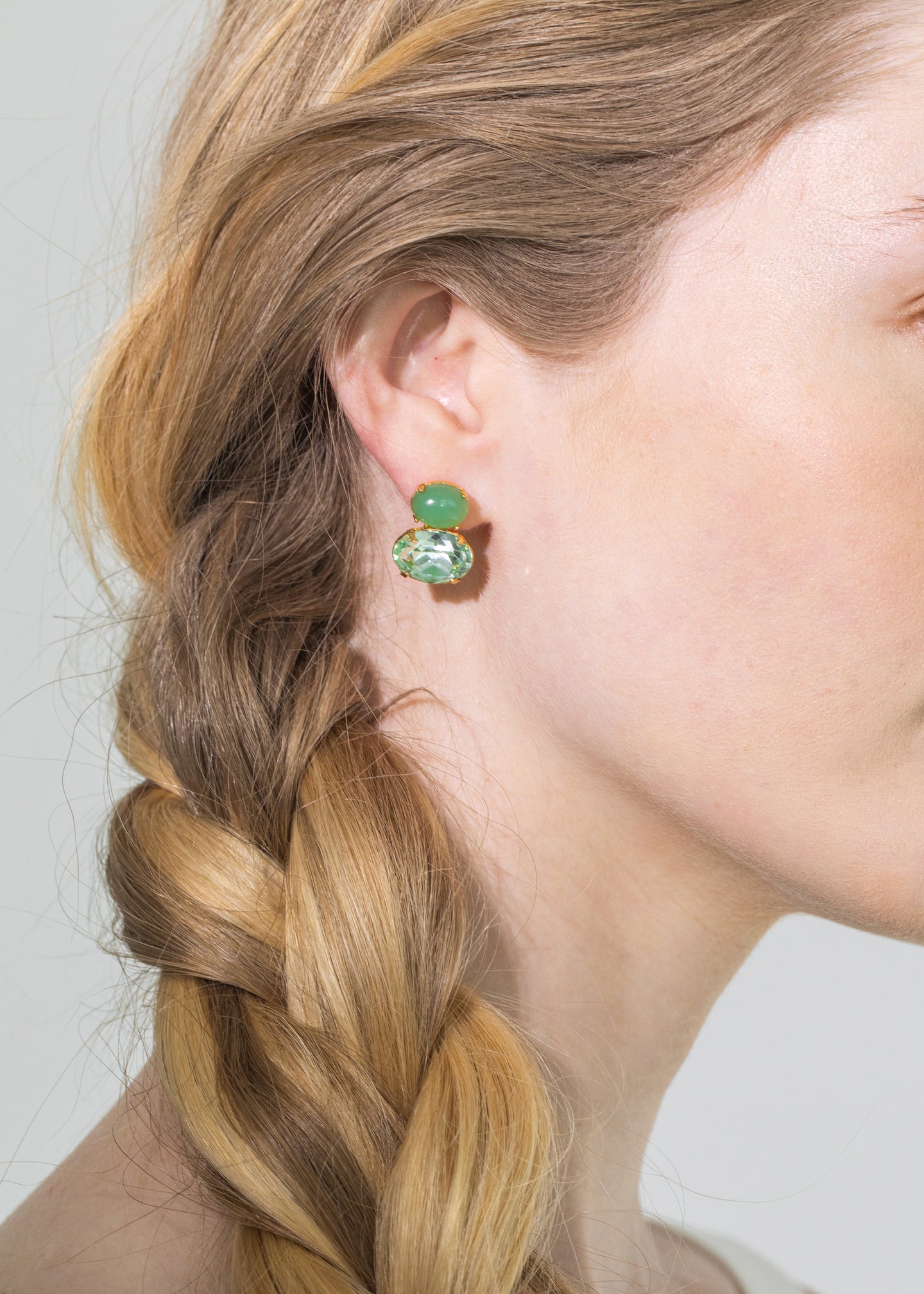 Yvette Earring - Chalcedony