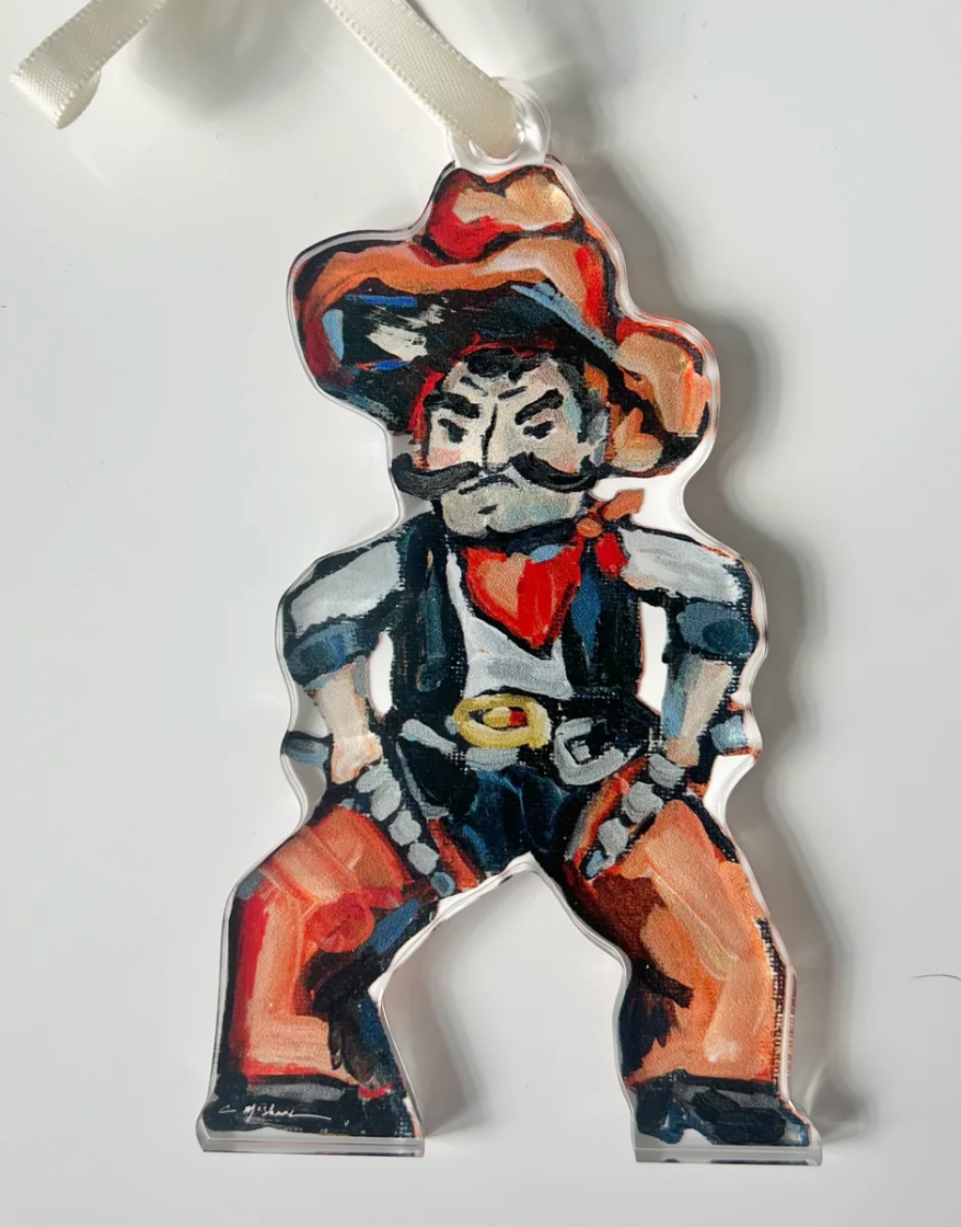 Oklahoma State Cowboys Acrylic Ornament
