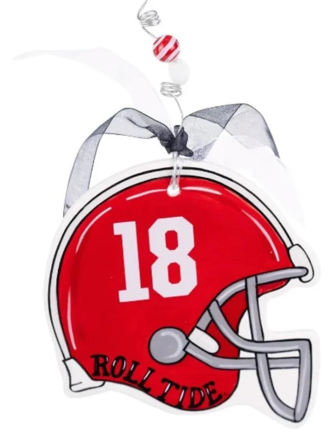 Alabama Helmet Flat Ornament