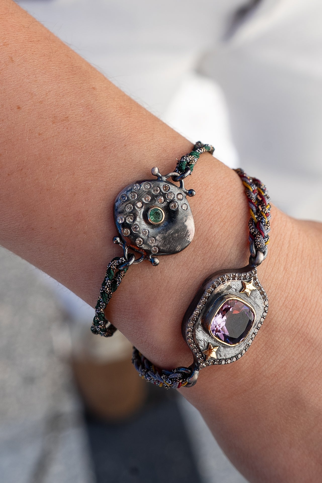 Emerald & Diamond Bracelet