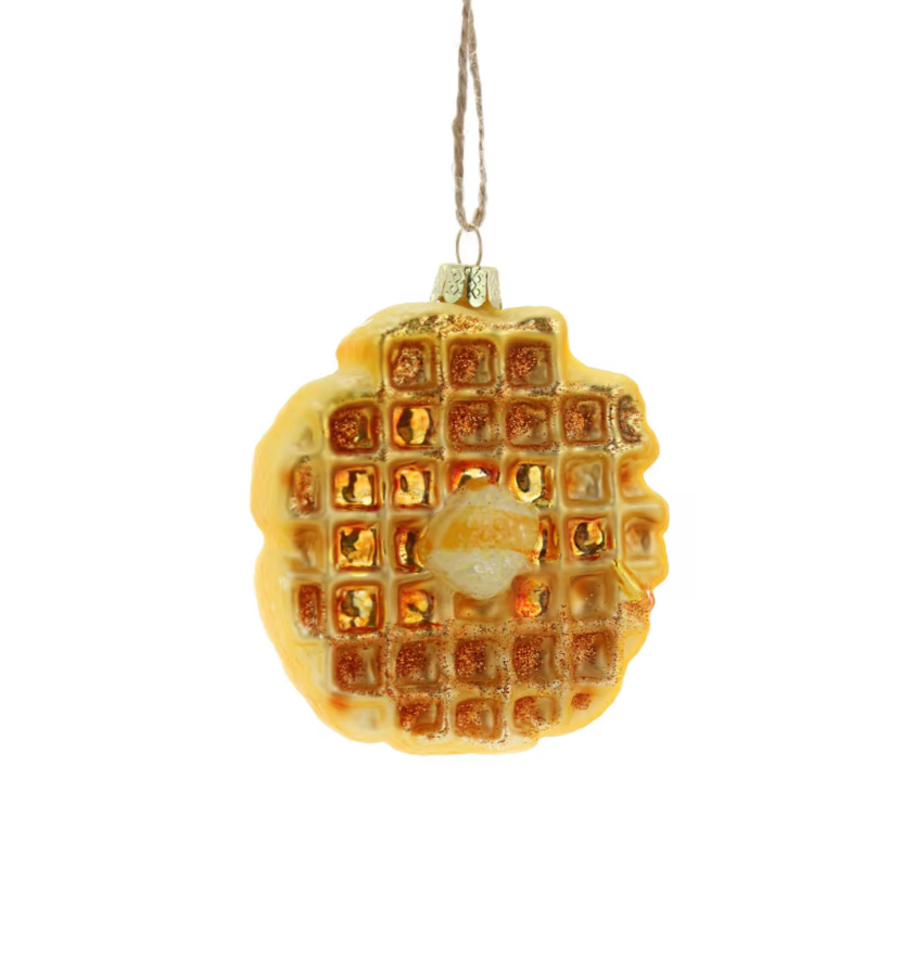 Eggo Waffle Ornament