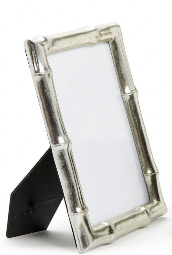 Silver Faux Bamboo Photo Frame 5X7