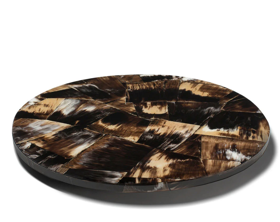Revolving Tray Horn Veneer