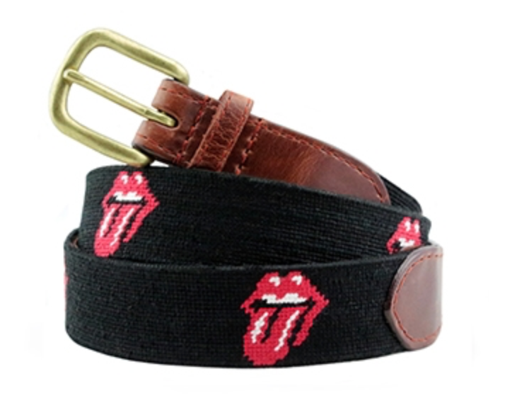 Rolling Stones Needlepoint Belt