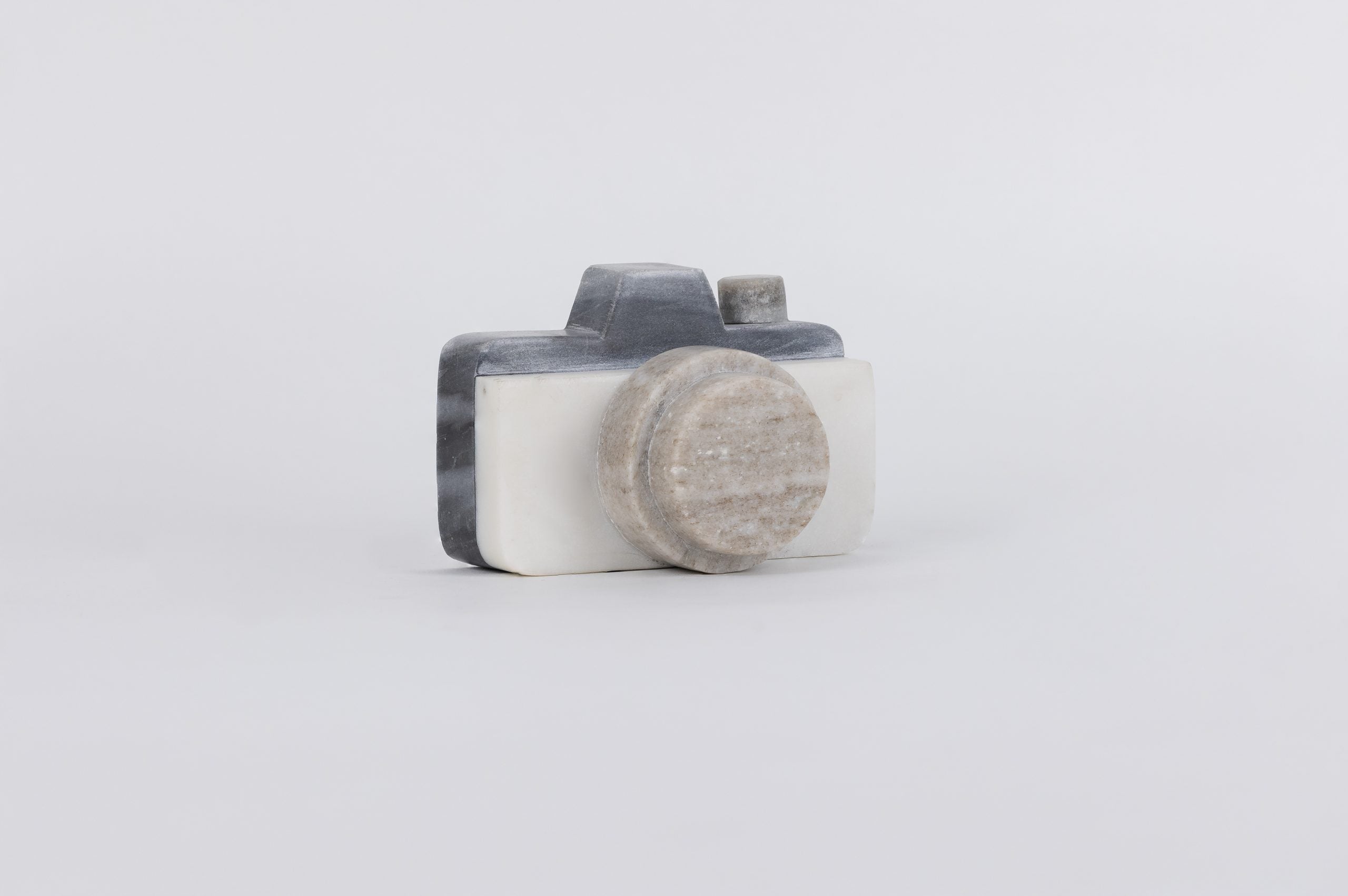 Marble Camera Bookend