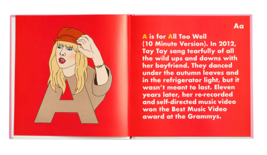 Taylor Swift Alphabet Book