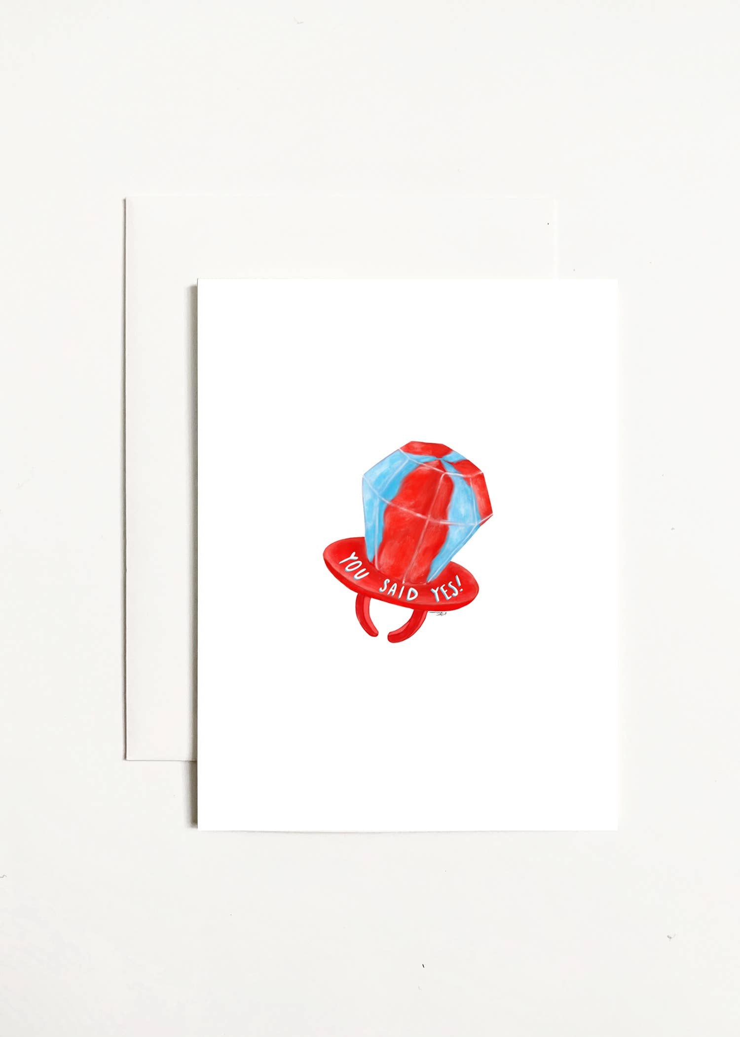 You Said Yes Card