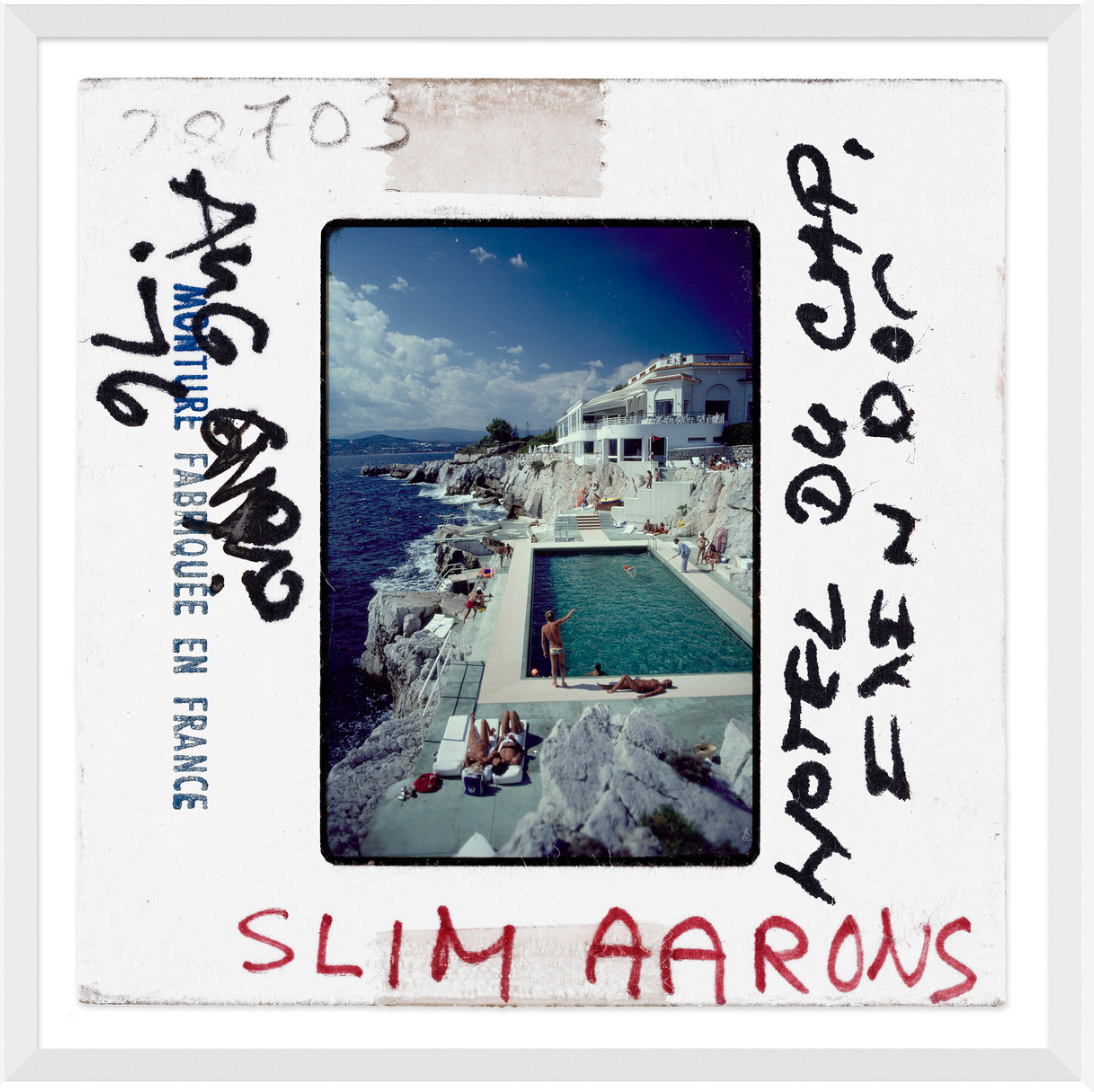 "Eden-Roc Pool - Slide" Print by Slim Aarons