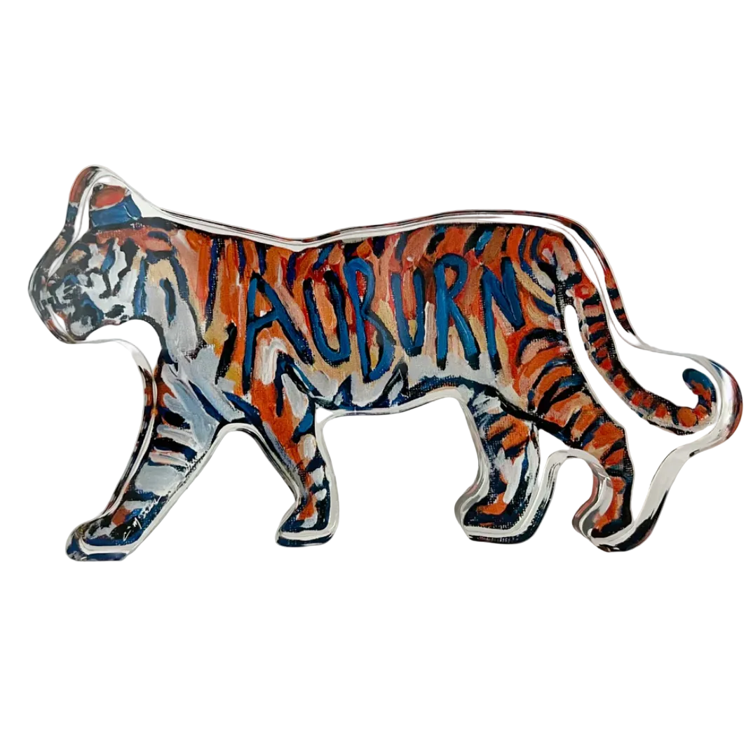 Auburn Tiger II Acrylic
