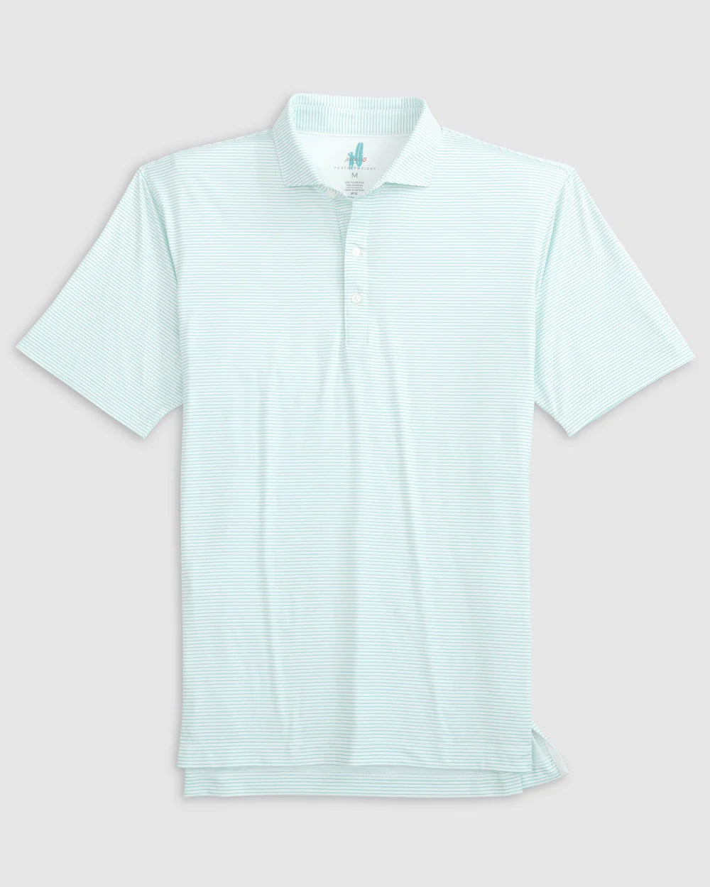 Double Eagle Striped Featherweight Performance Polo