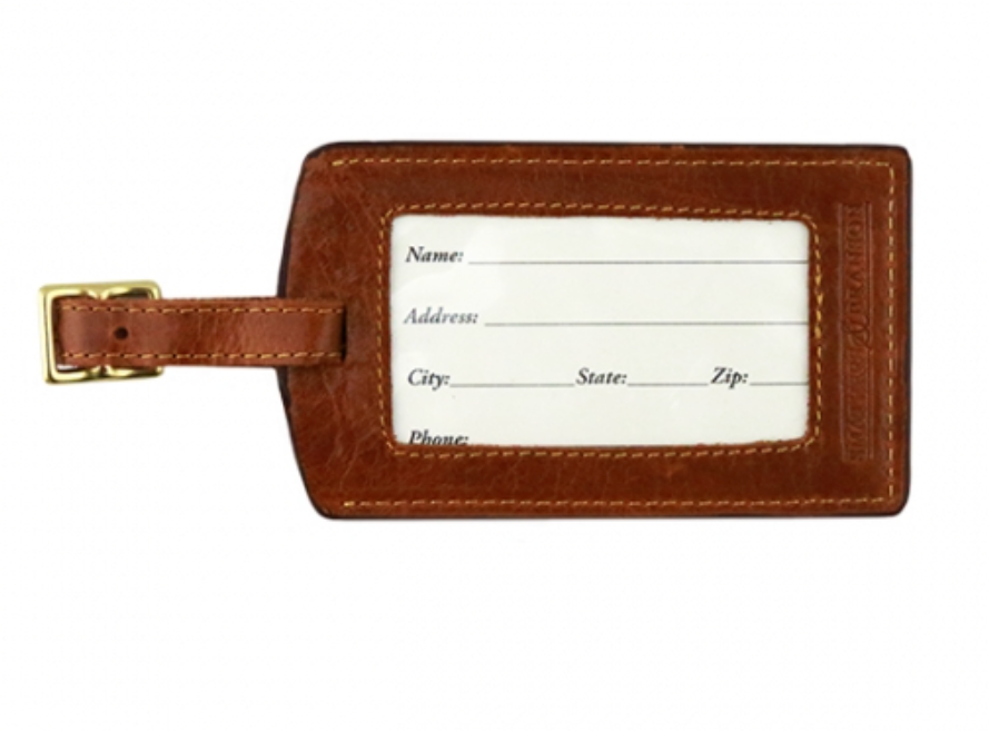 Georgia Needlepoint Luggage Tag