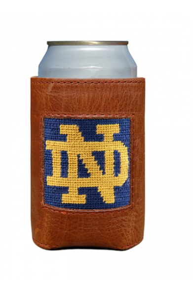 Beer Cans Leather Coozie by Smathers & Branson