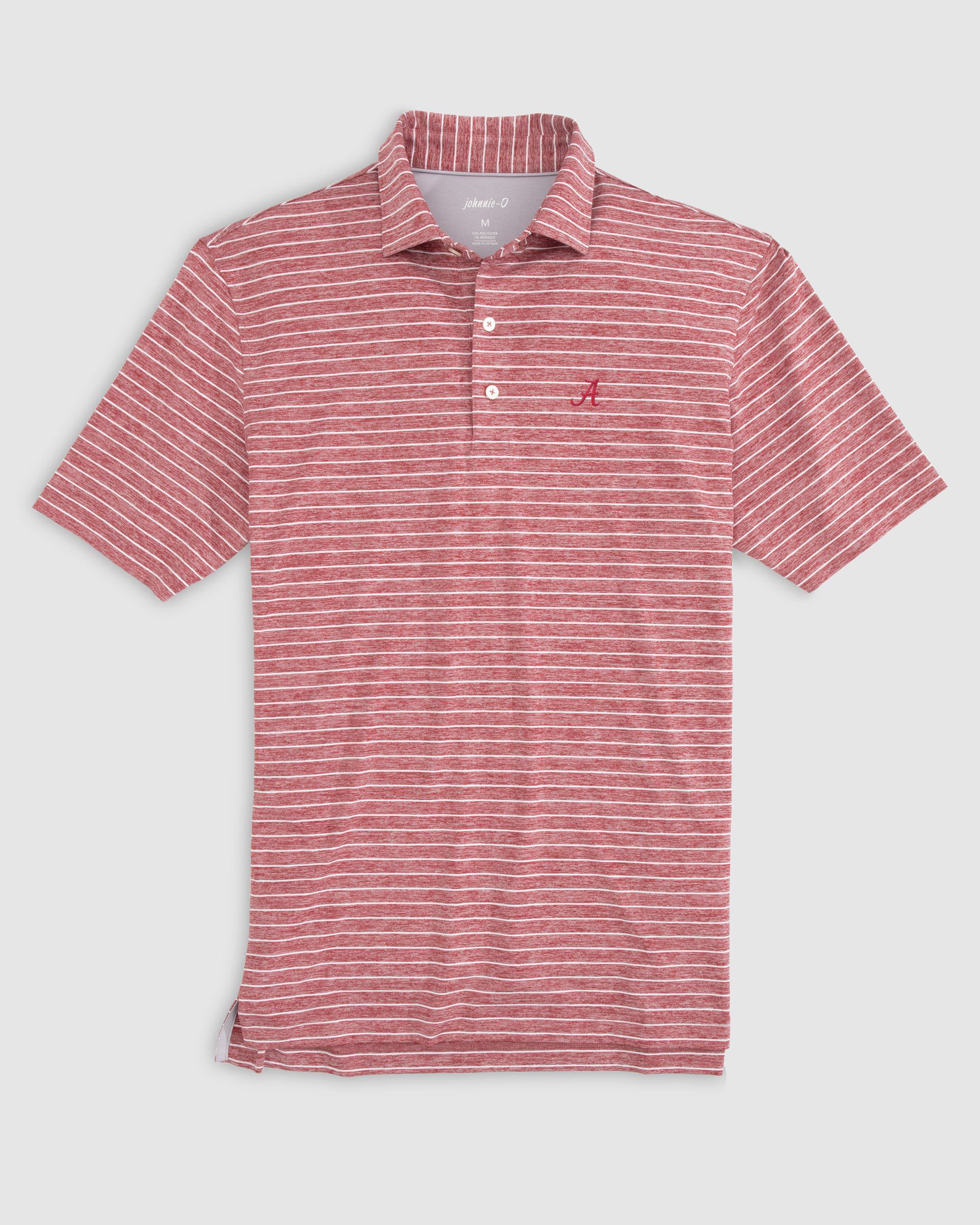 Alabama Newton Striped Performance Polo