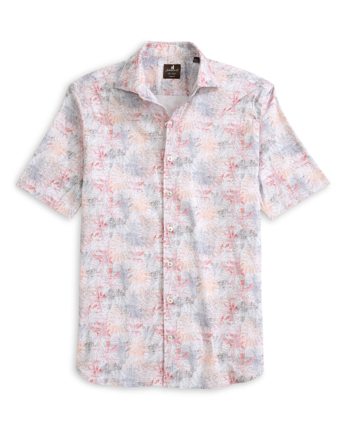 Tencel Blend Short Sleeve Button Down Shirt - Guffey Printed