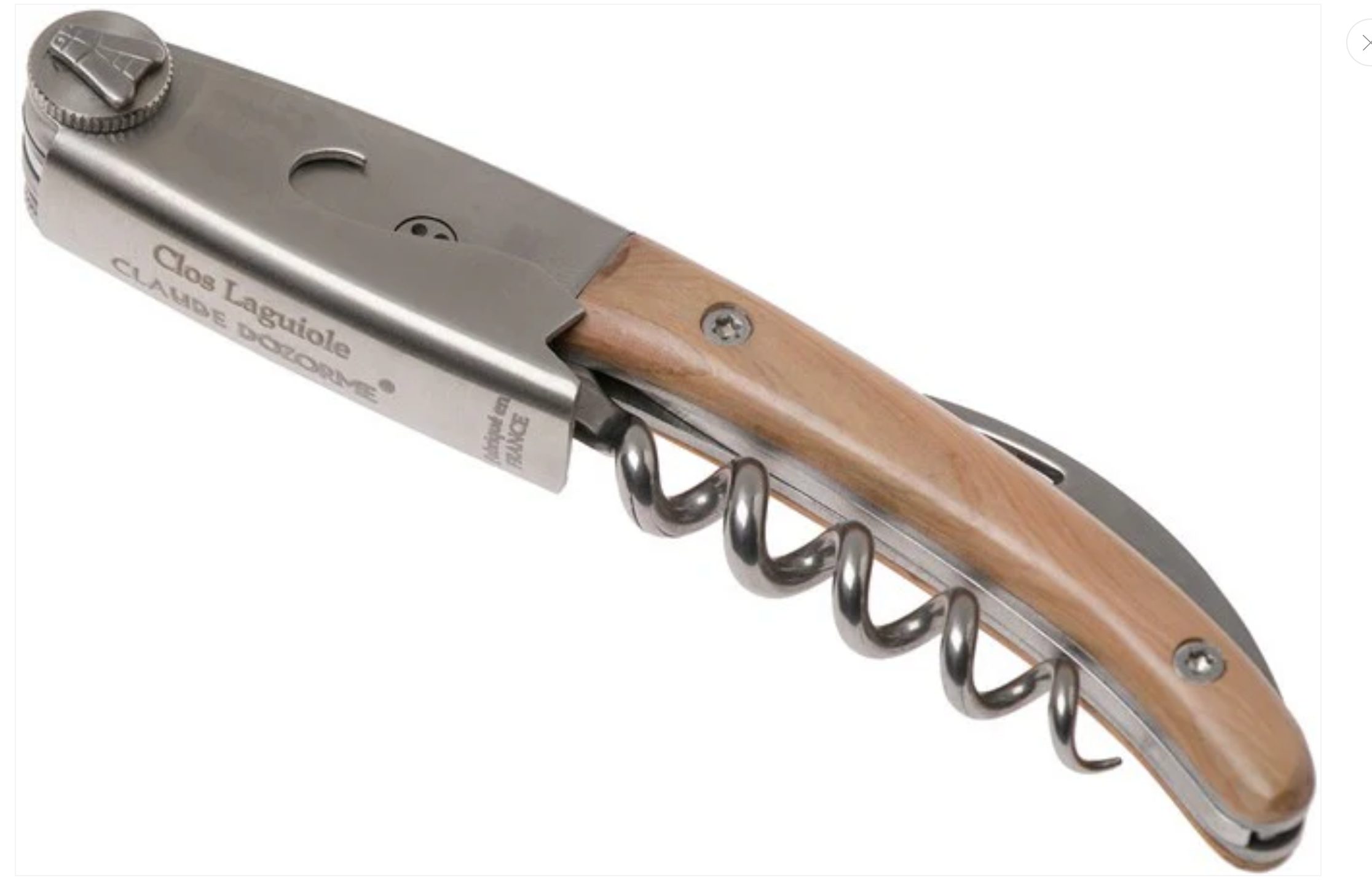 Clos Laguiole Corkscrew Juniper Wood Handle