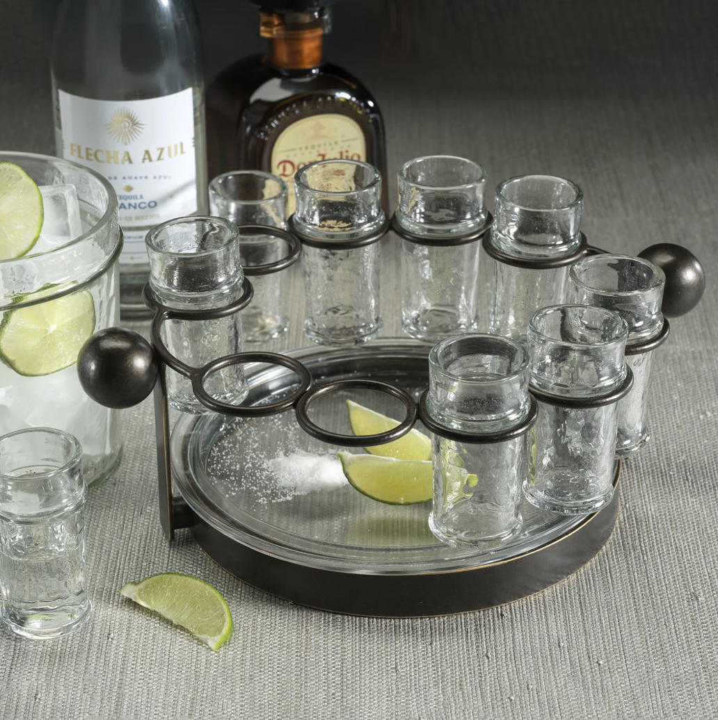 Agave Ten Shot Tequila Set w/ Ice Bucket