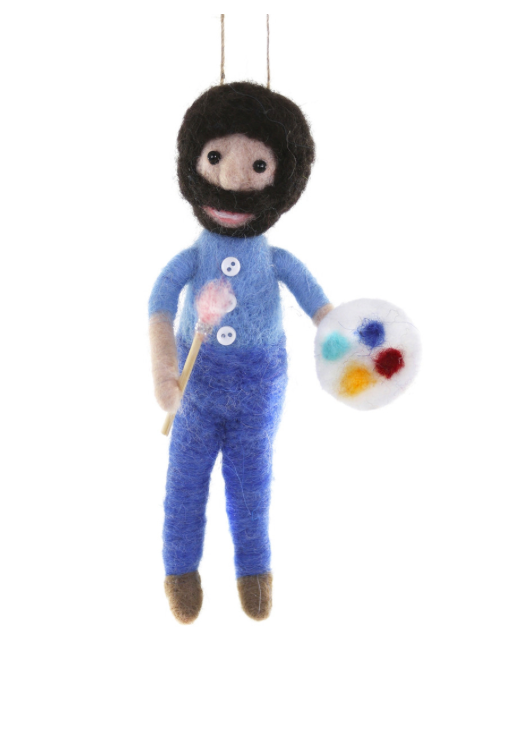 Bob Ross Ornament