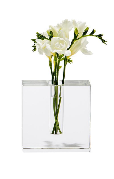 Crystal Bud Vase Square