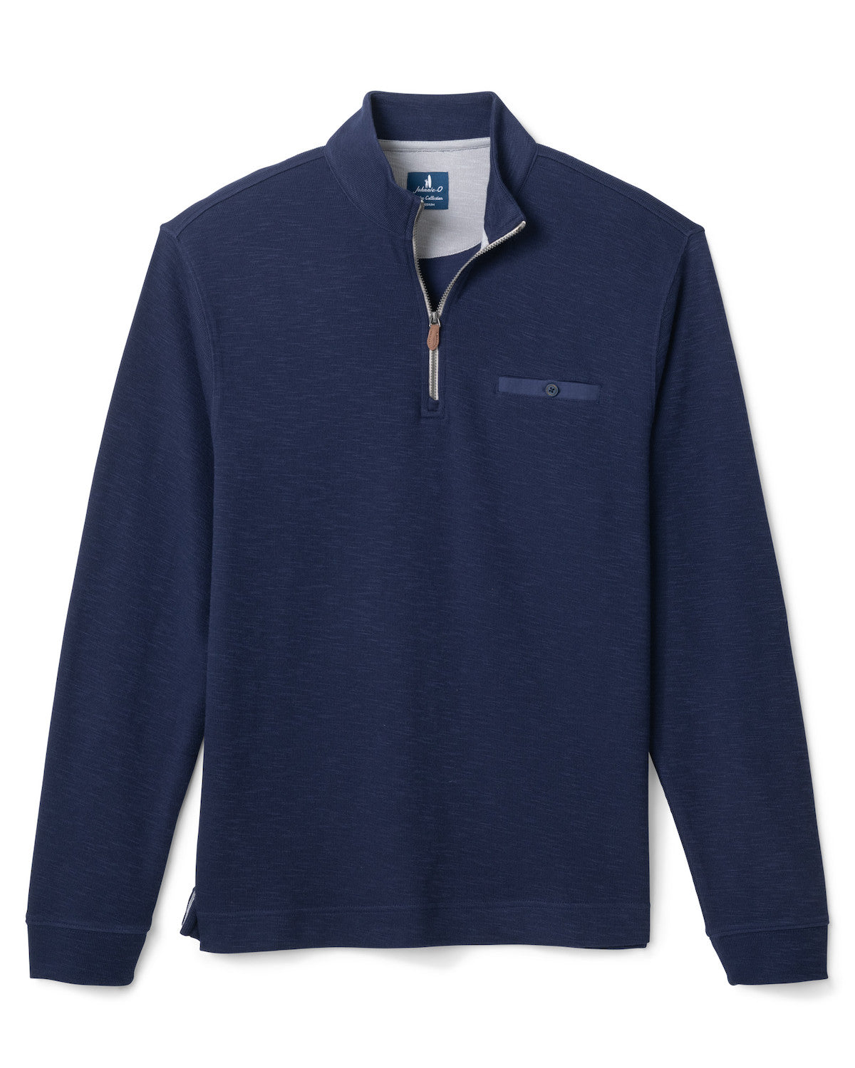 Flame Stitch Quarter Zip Pullover