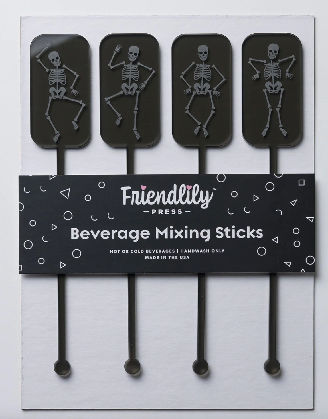 Dancing Skeleton Drink Stirrers