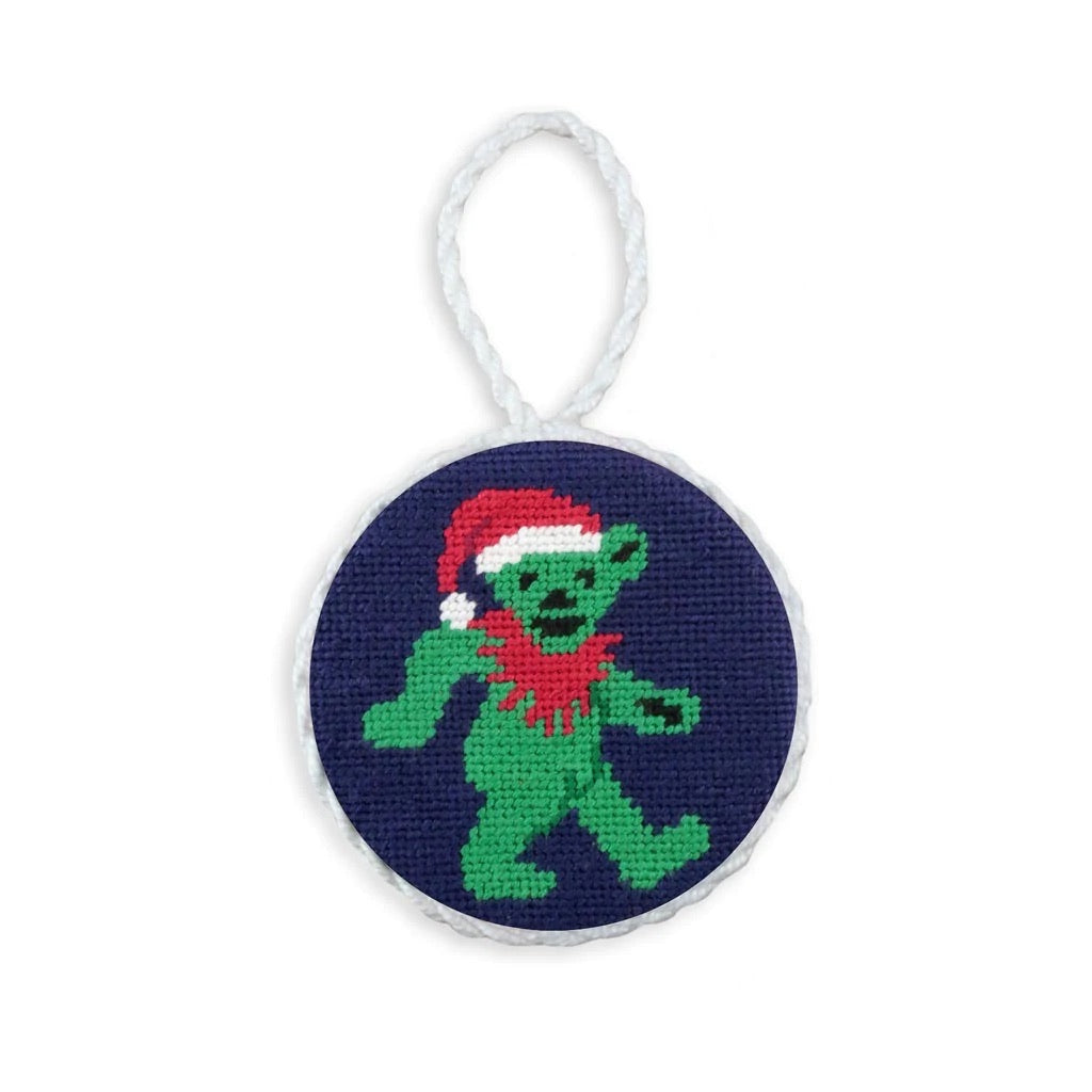 Dancing Bears Santa Ornament